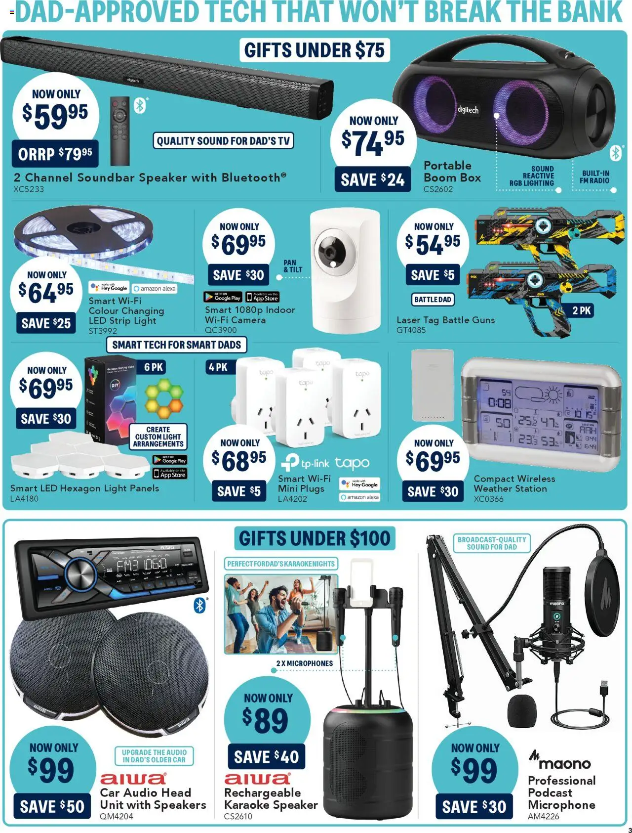 Jaycar catalogue - valid from 20.08.2025 | Page: 3 | Products: Box, Tv, Radio, Strip