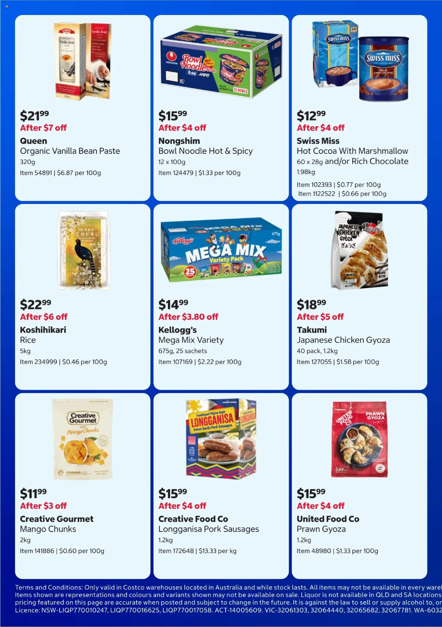 Costco catalogue - valid from 16.03.2026 | Page: 8 | Products: Cocoa, Rice, Soup, Garlic