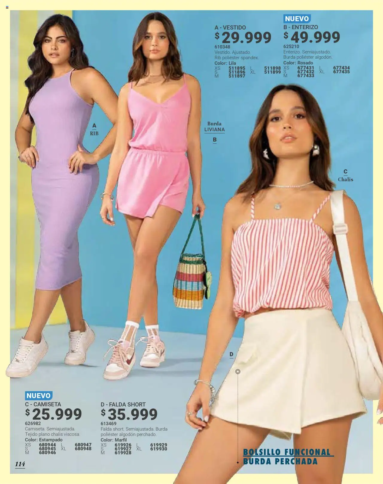Carmel revista - valida desde el 01.09.2025 | Página: 117 | Productos: Falda, Short, Vestido, Enterizo