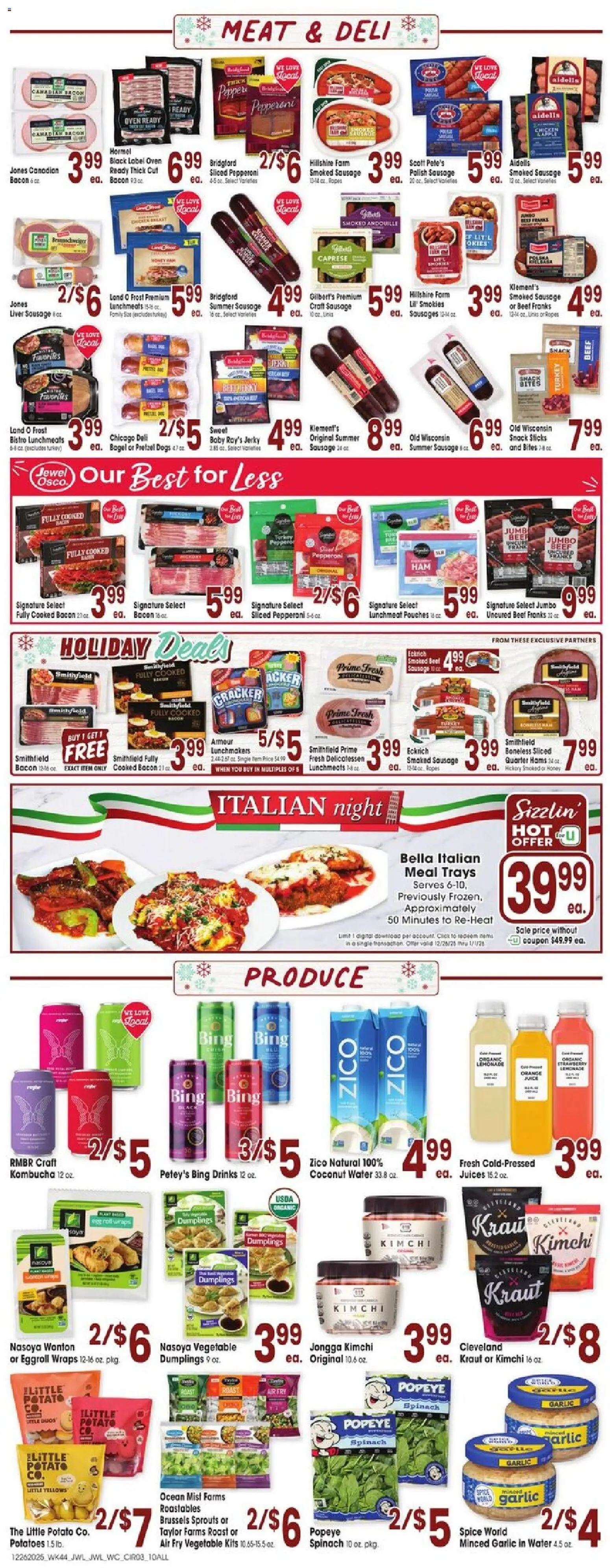 Jewel Osco Weekly Ad - IN - valid from 26.12.2025 | Page: 3 | Products: Beef, Water, Beet, Oven