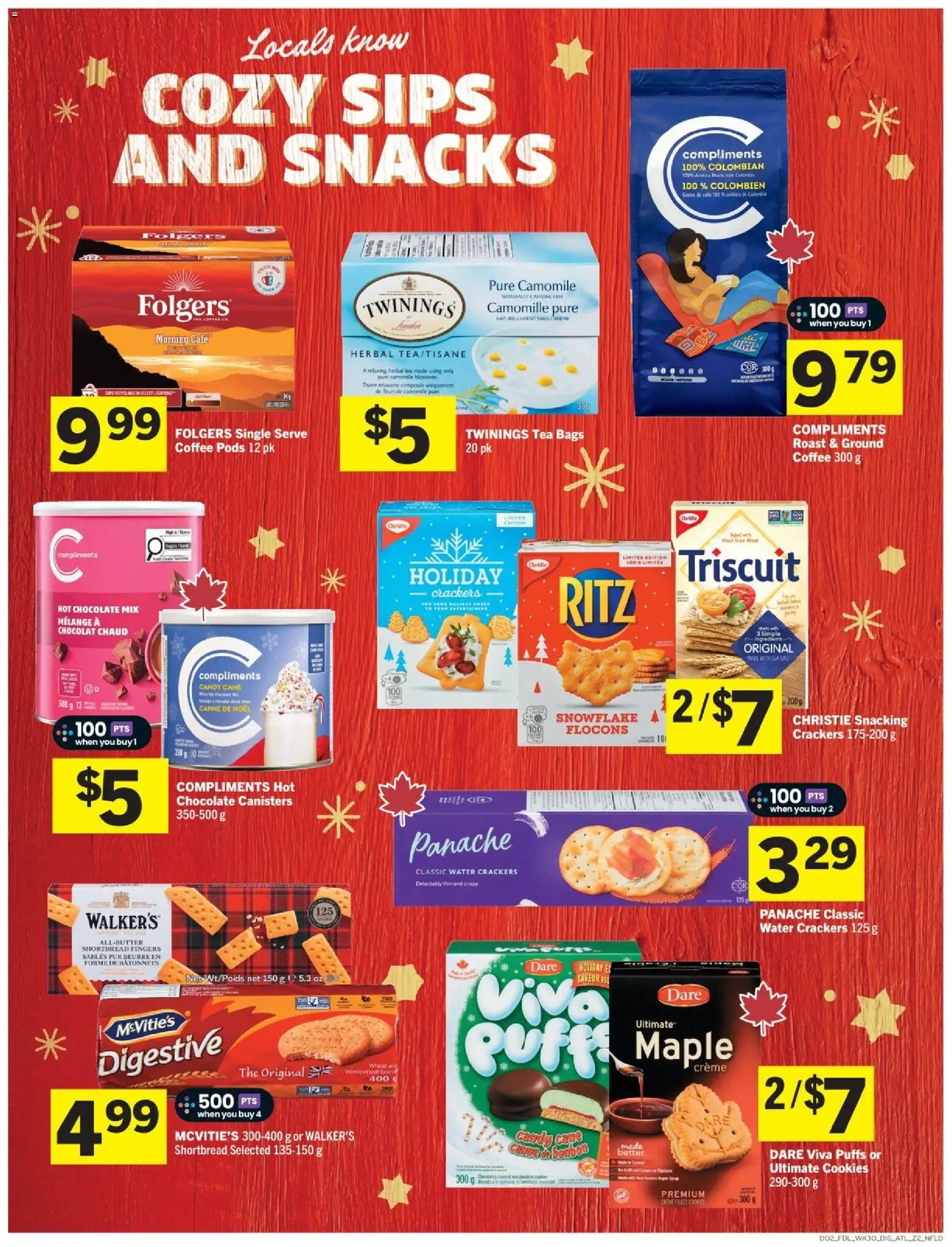 Foodland flyer valid from 20.11.2025 | Page: 10 | Products: Tea, Cookies, Coffee, Chocolate