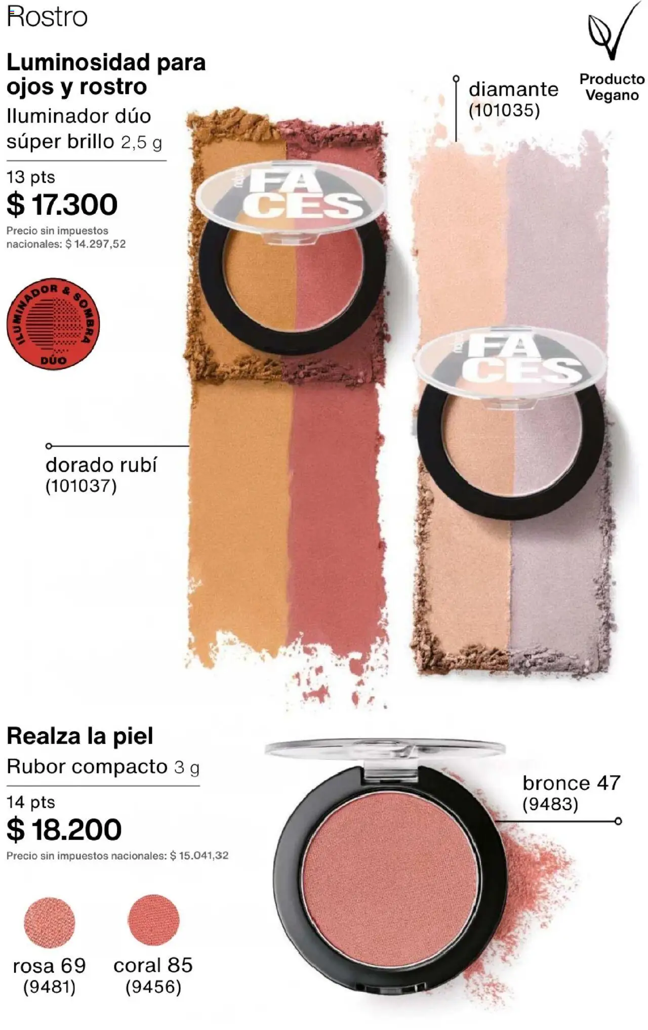 Natura - Catálogo Ciclo 15 │ válido desde el 01.10.2025 | Página: 131 | Productos: Iluminador, Rubor, Sombra, Brillo