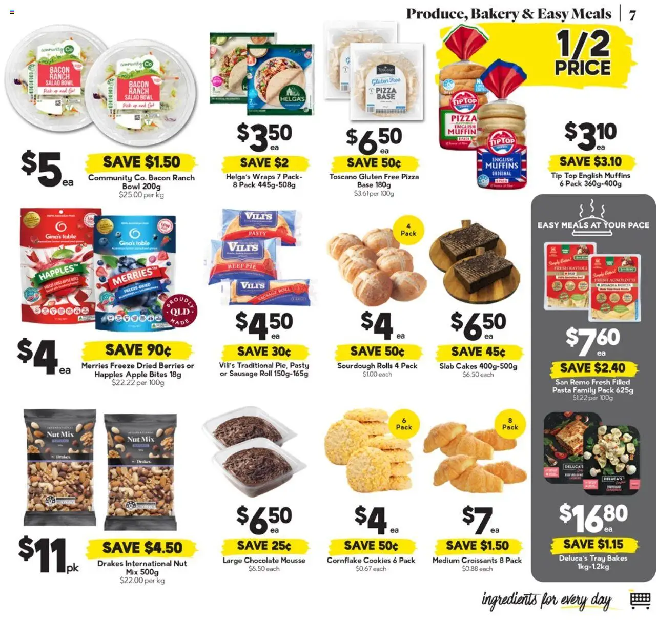 Drakes catalogue - valid from 06.08.2025 | Page: 7 | Products: Bacon, Chocolate, Pizza, Beef