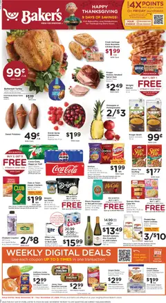 Preview of Baker's weekly ads valid from 19.11.2025