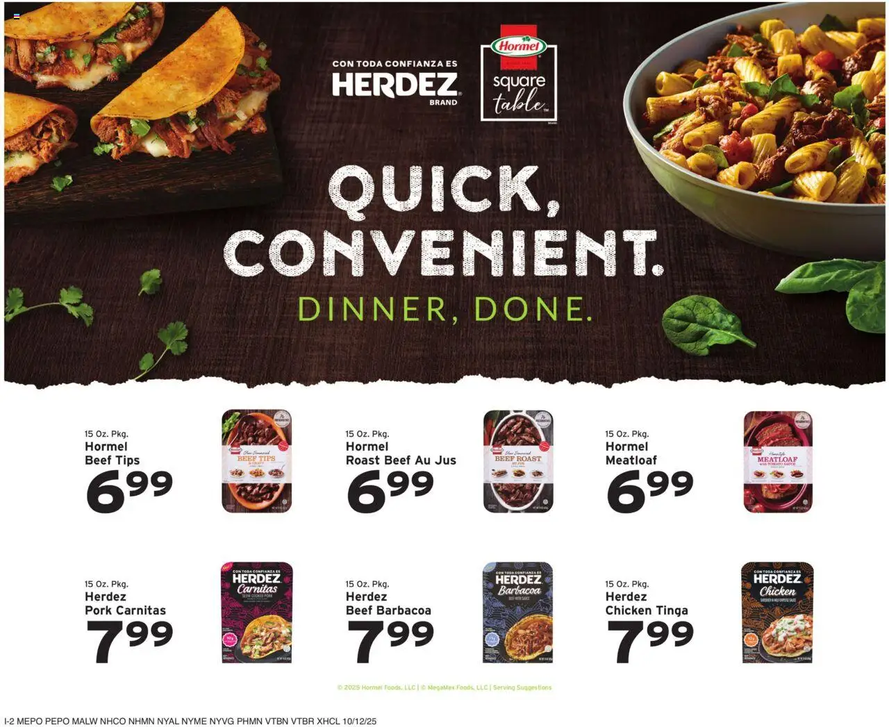 Hannaford Weekly Ad - valid from 12.10.2025 | Page: 10 | Products: Pork, Beef