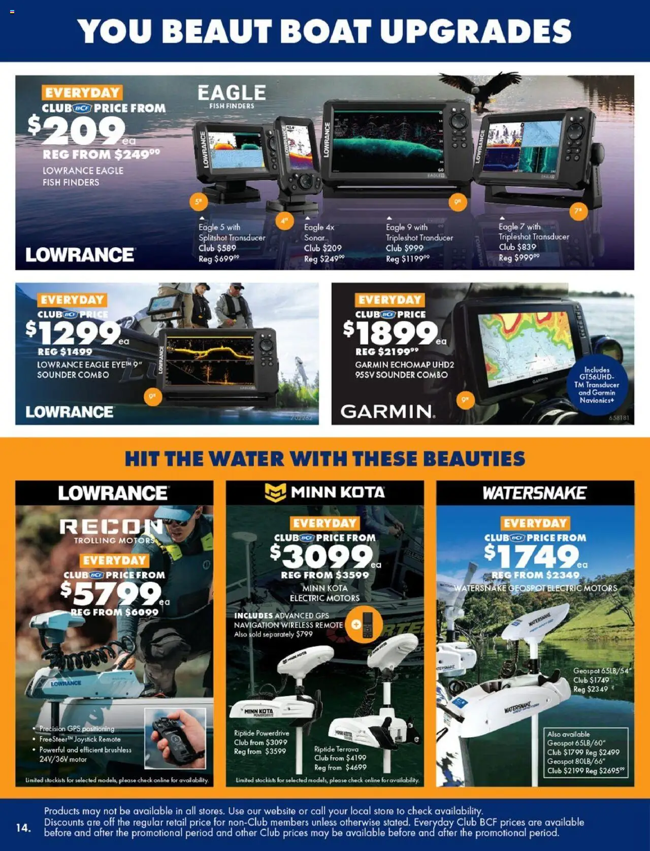 BCF catalogue - valid from 16.09.2025 | Page: 14 | Products: Fish, Water, Navigation
