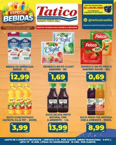 Tatico ofertas Bebidas - Pré-Visualização do folheto da loja Tatico, válido de 02.04.2026