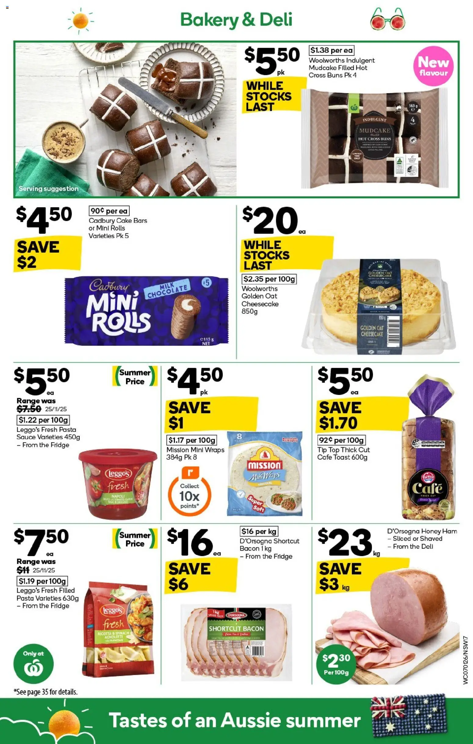 Woolworths catalogue - valid from 07.01.2026 | Page: 17 | Products: Milk, Honey, Pasta, Bakery
