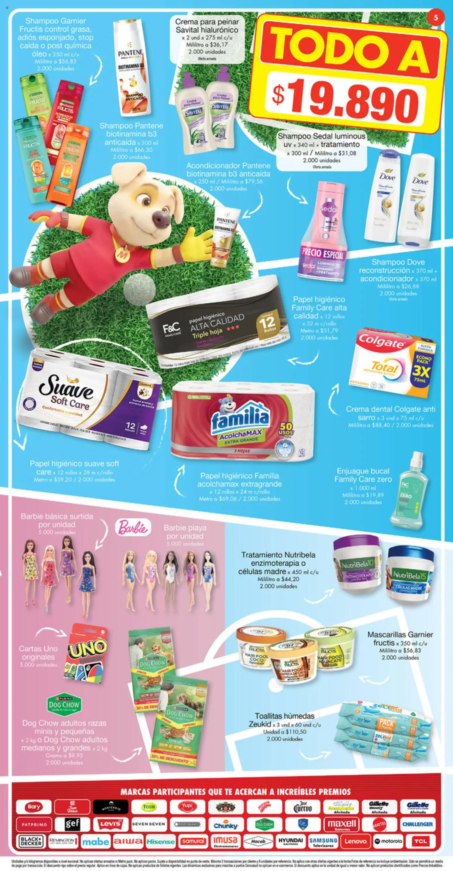 Metro revista - valida desde el 23.04.2026 | Página: 5 | Productos: Té, Crema, Shampoo, Papel higiénico