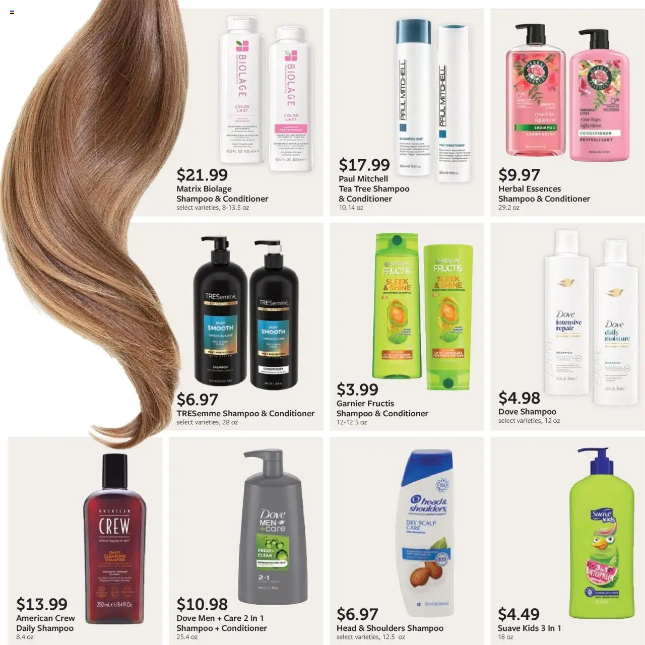 Fareway Monthly Ad - valid from 29.09.2025 | Page: 30 | Products: Shampoo, Conditioner, Tea, Watermelon