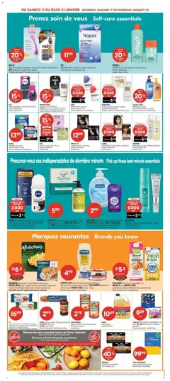 Preview of VITA COCO Lait de coco/Coconut Milk (1 L), NATUR-A ou/or EARTH'S OWN substituts de boissons/Alternative Beverages (946 mL), Lait de coco/Coconut Milk (1 L), NATUR-A ou/or EARTH'S OWN substituts de boissons/Alternative Beverages (946 mL) Produits sélectionnés/Selected Types from shop Pharmaprix valid from 16.01.2026 | Page: 14