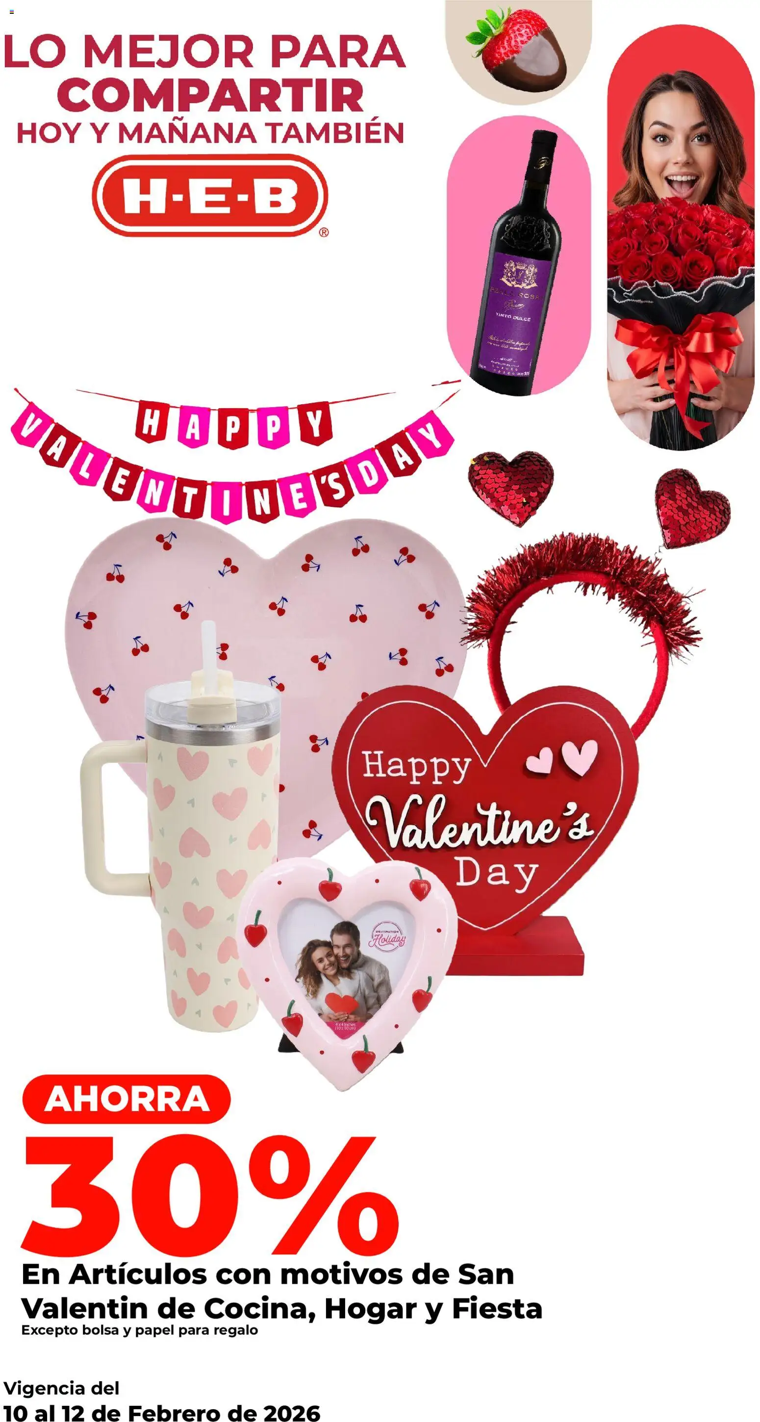 Nuevas ofertas de H-E-B válidas en toda la República Mexicana desde el 10.02.2026. ¡Encuentra las mejores ofertas en H-E-B folleto Lo mejor para compartir! | Página: 3
