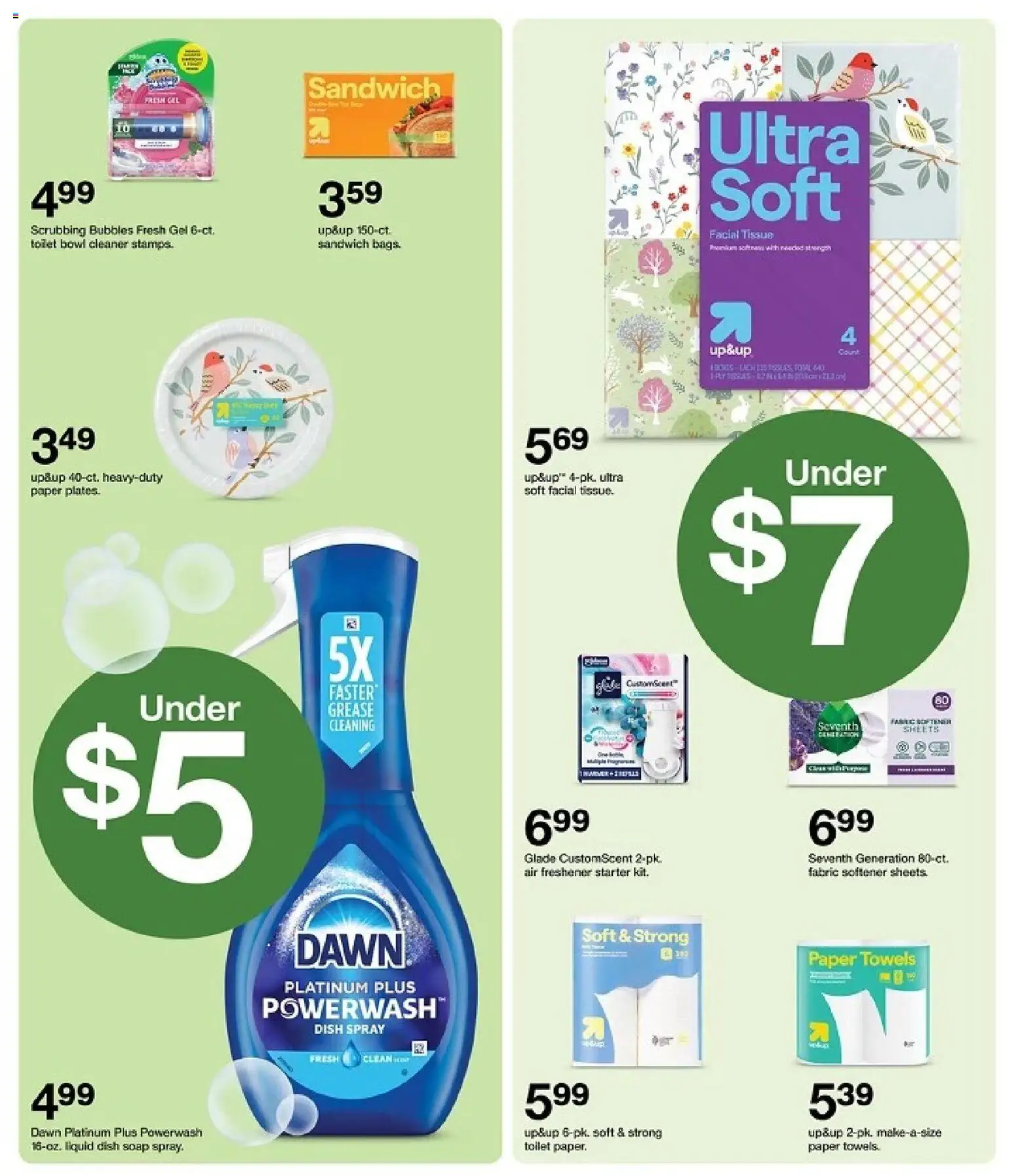 Target Weekly Ad - valid from 05.04.2026 | Page: 3 | Products: Soap, Fabric softener, Starter