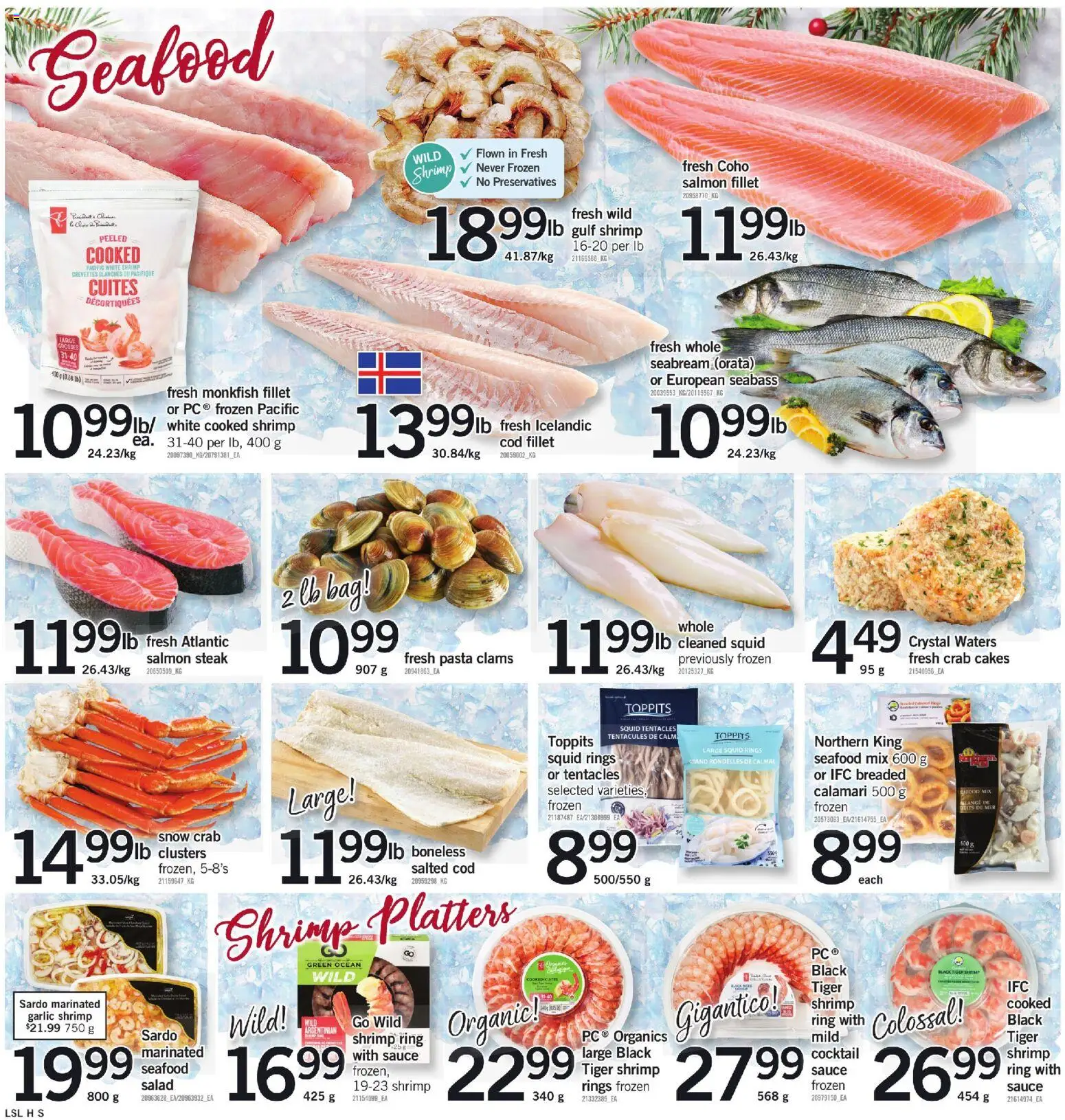 Loblaws flyer valid from 18.12.2025 | Page: 4 | Products: Pasta, Salad, PC, Bag