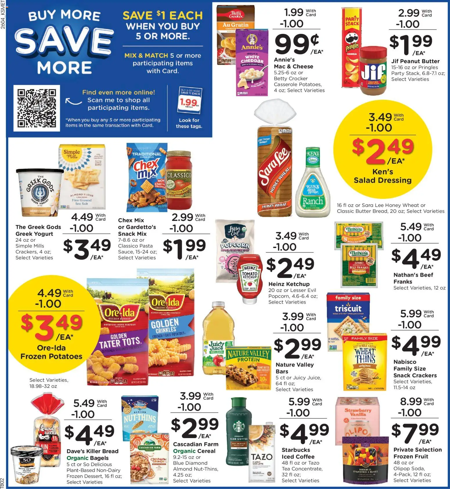 King Soopers Weekly Ad - valid from 25.02.2026 | Page: 4 | Products: Butter, Yogurt, Beef, Salad