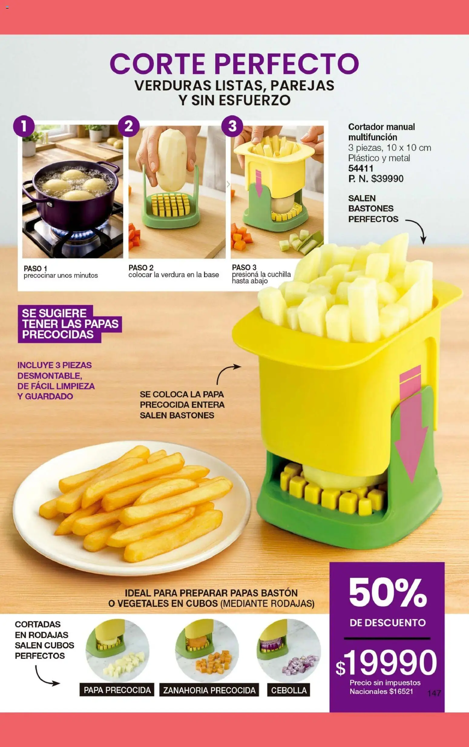 Gigot - CAMPAÑA 07 │ válido desde el 01.04.2026 | Página: 153 | Productos: Cortador, Cebolla, Papa, Zanahoria