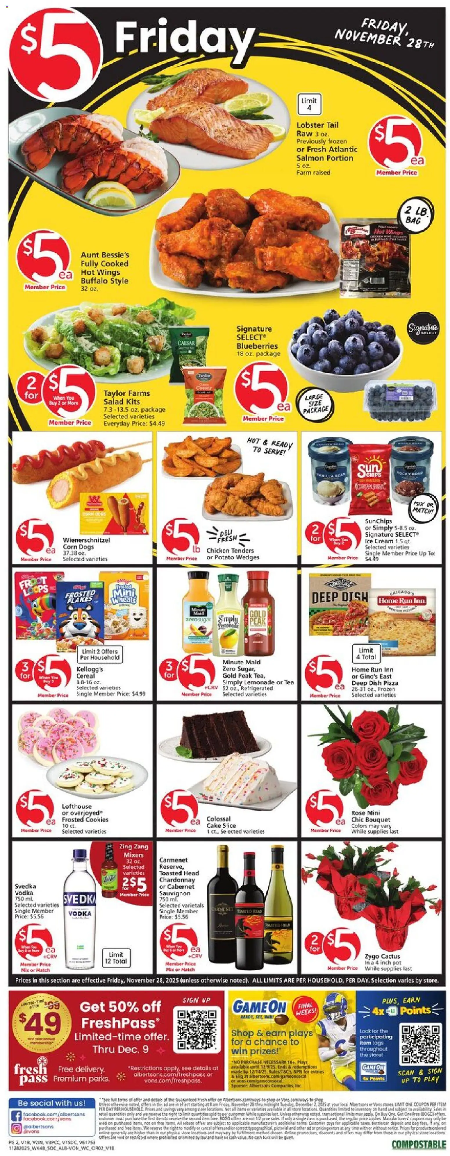 Vons Weekly Ad - valid from 28.11.2025 | Page: 2