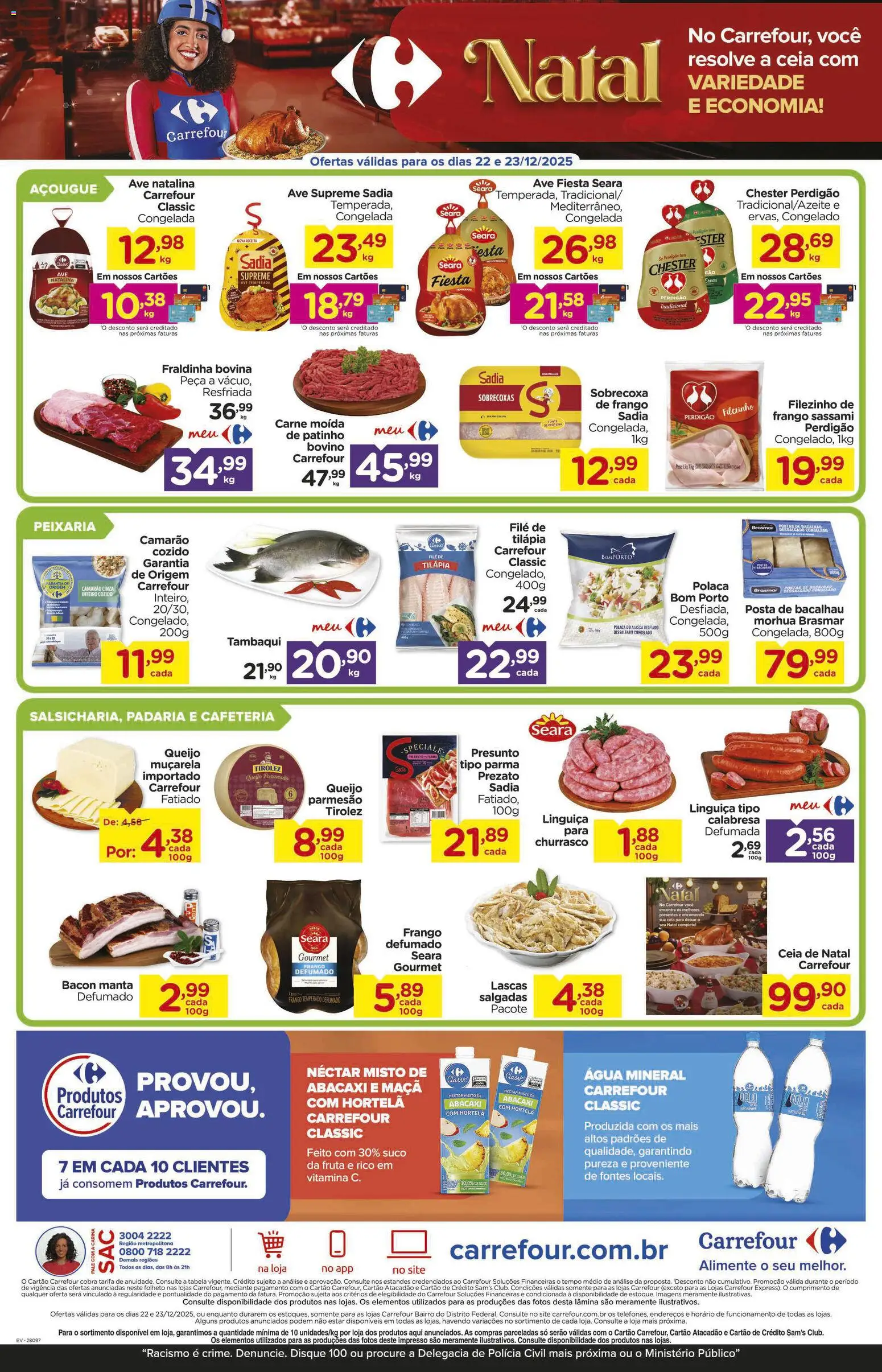 Carrefour Bairro Folheto - válido de 22.12.2025 | Página: 2 | Produtos: Hortelã, Tilápia, Abacaxi, Frango