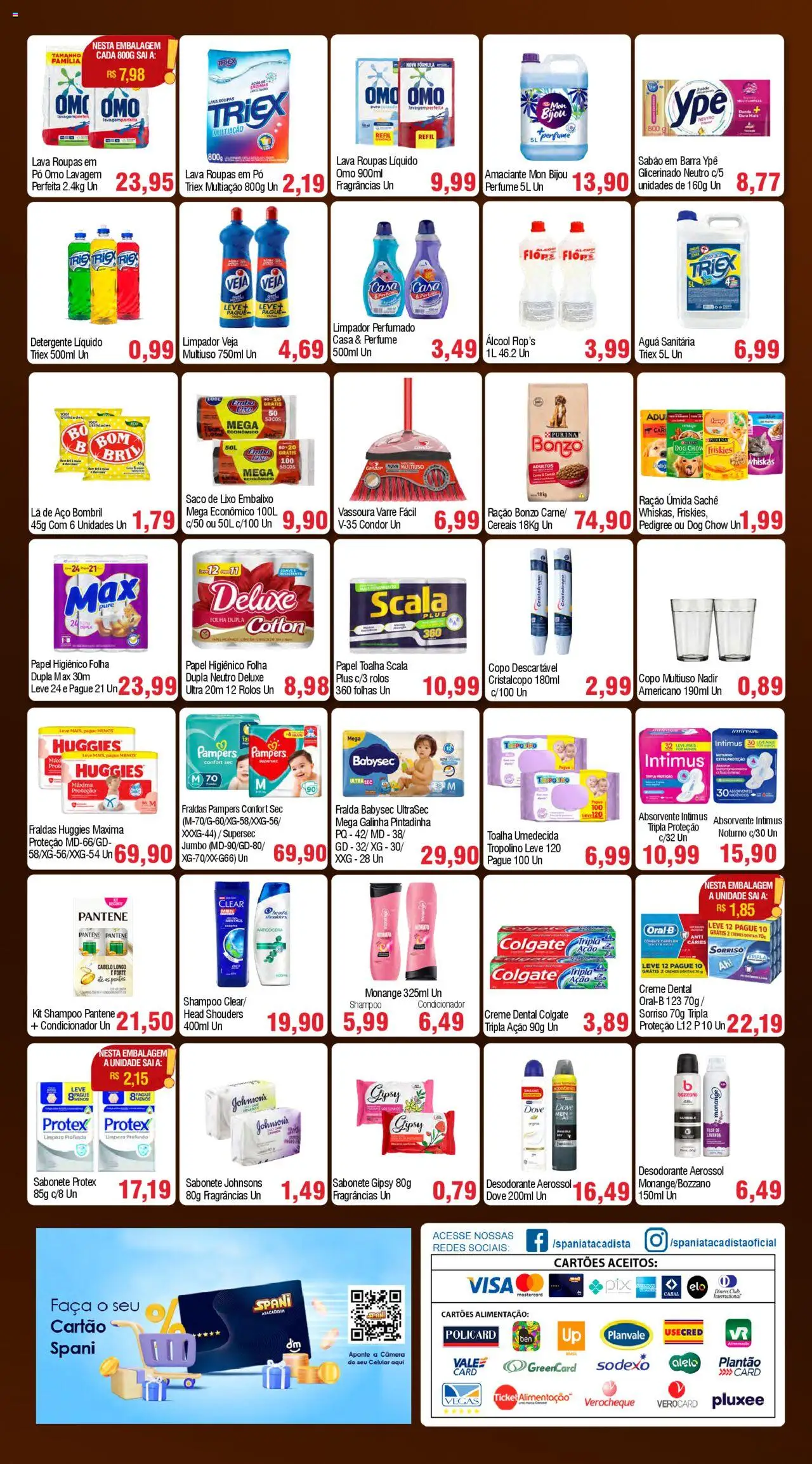 Spani Atacadista Folheto - válido de 19.09.2025 | Página: 4 | Produtos: Condicionador, Faca, Absorvente, Água sanitária
