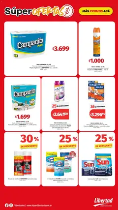 Vista previa Hipermercado Libertad - SuperOfertas  válido desde el 11.03.2026 | Página: 13 | Productos: Repelente, Desodorante de ambiente, Lavavajillas, Desodorante