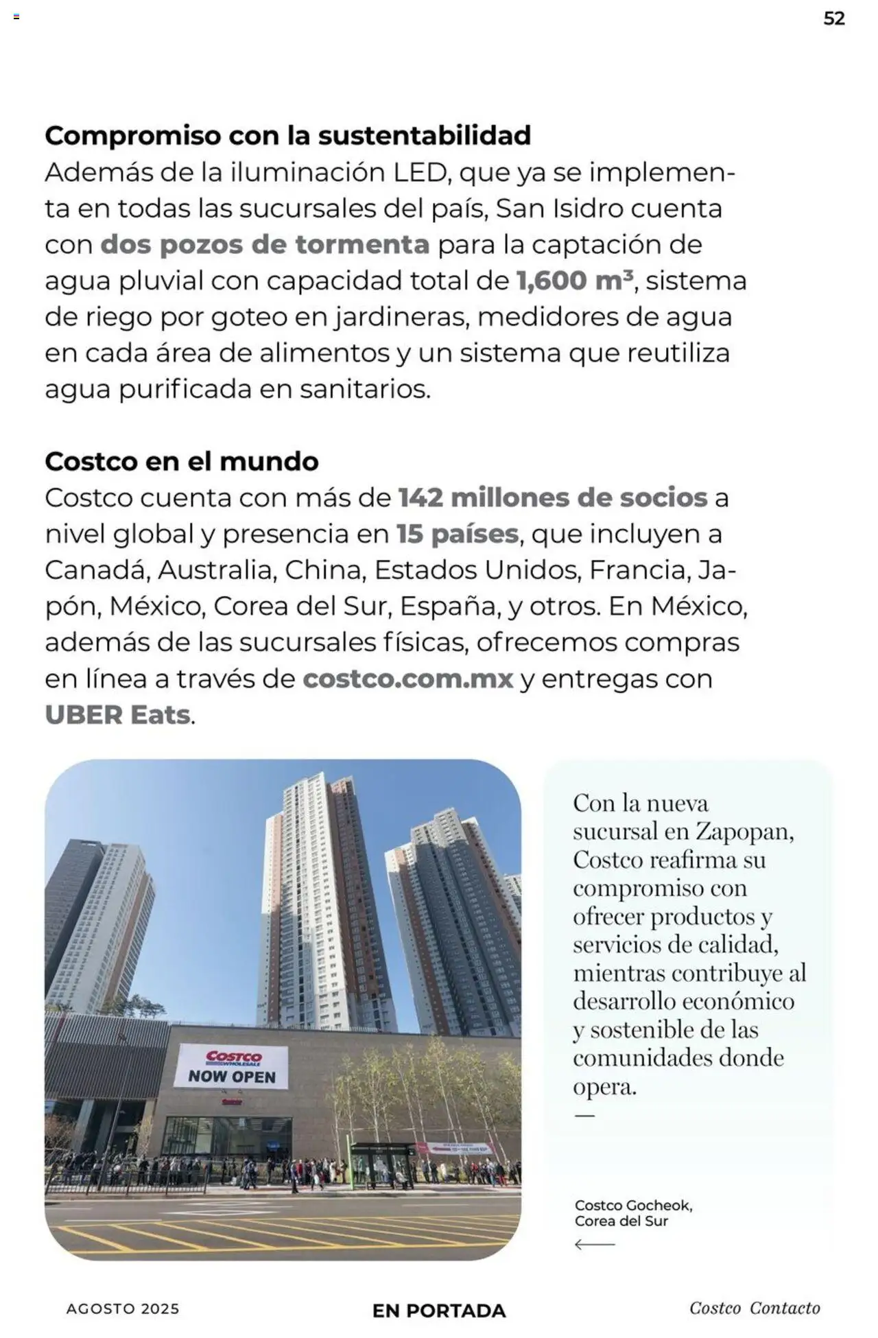 Nuevas ofertas de Costco válidas en toda la República Mexicana desde el 07.08.2025. ¡Encuentra las mejores ofertas en Costco - Catálogo Agosto! | Página: 52 | Productos: Agua