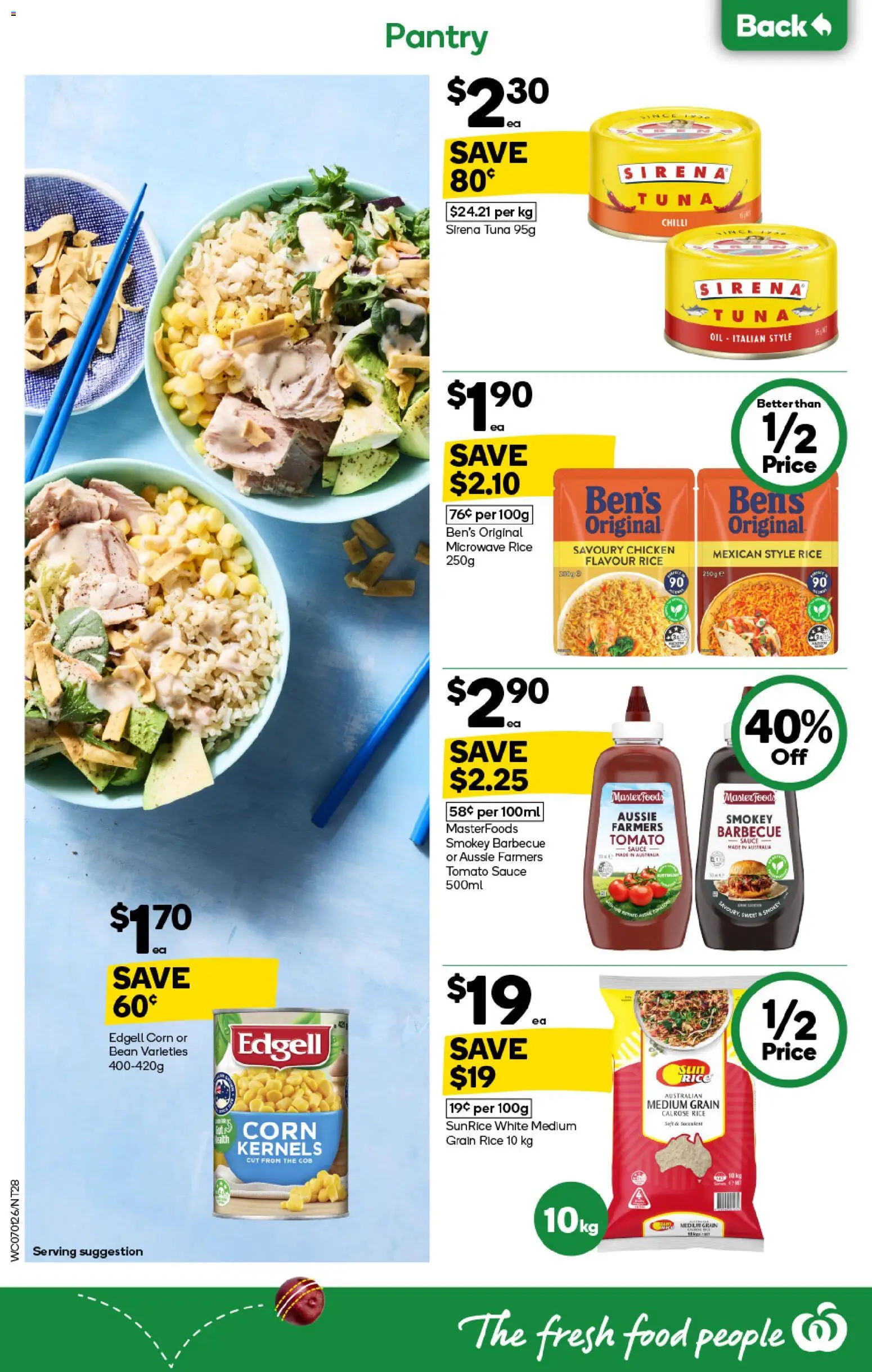 Woolworths catalogue - valid from 07.01.2026 | Page: 28 | Products: Chicken, Sauce, Watch, Microwave