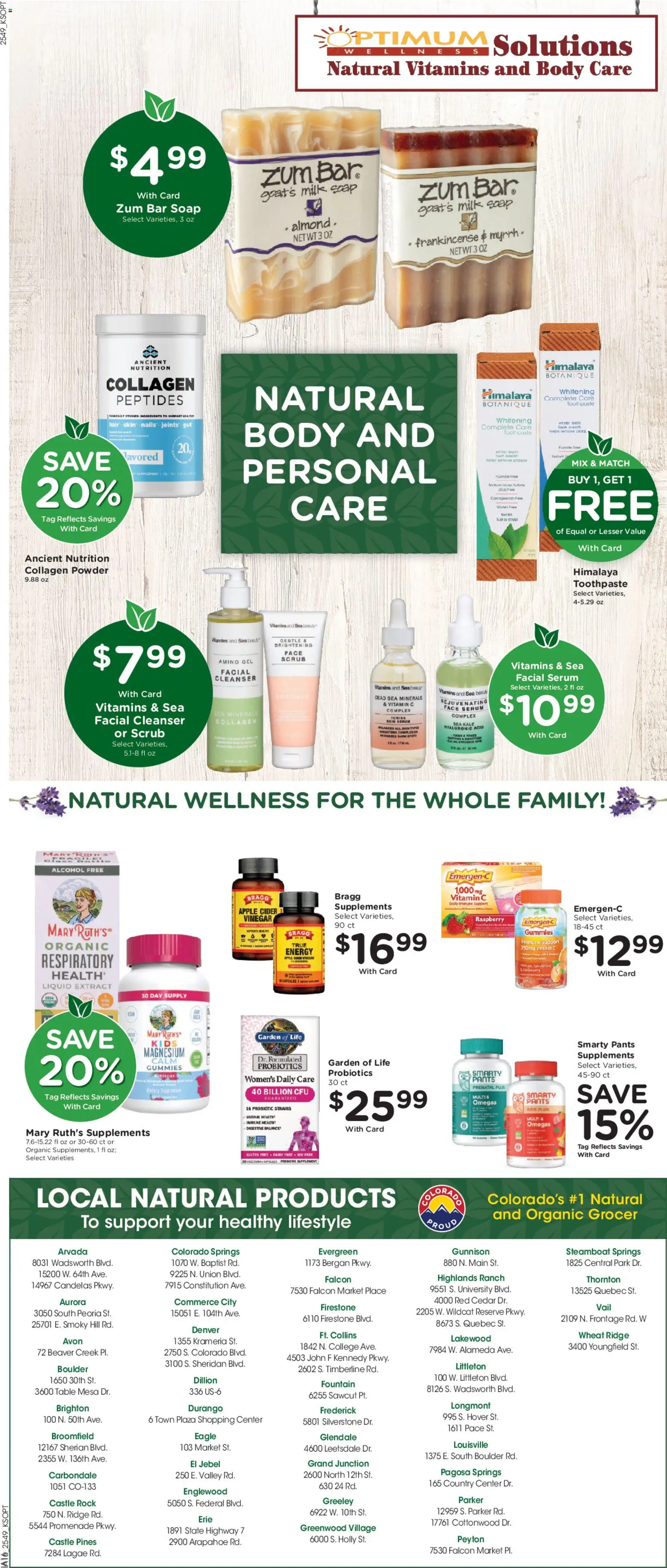 King Soopers Weekly Ad - valid from 07.01.2026 | Page: 10 | Products: Powder, Bar Soap, Pants, Raspberry