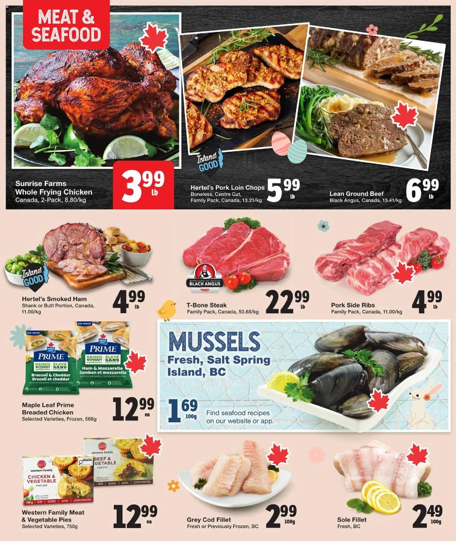 Quality Foods flyer valid from 26.03.2026 | Page: 4 | Products: Beef, Ham, Chicken, Pork