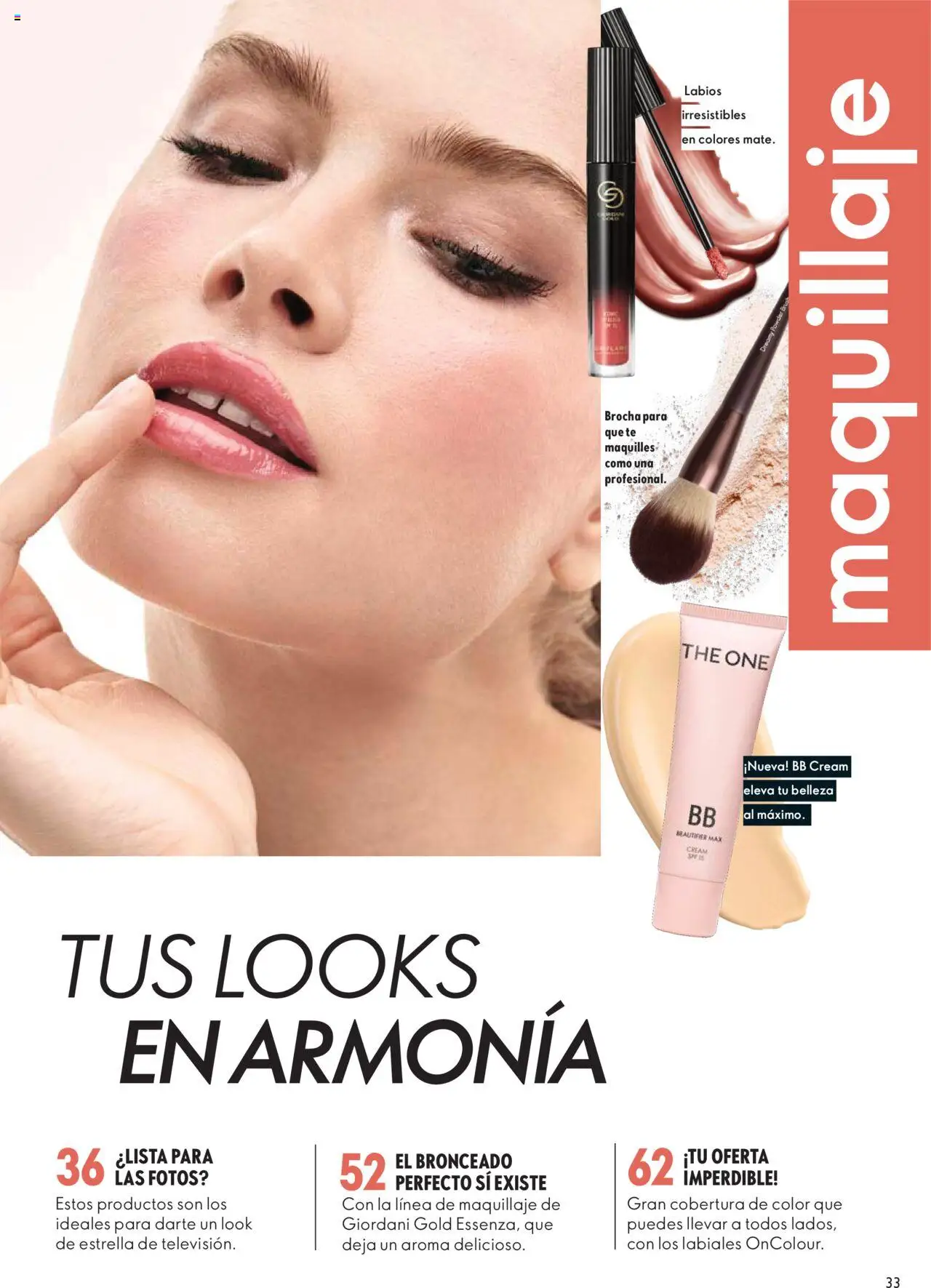Catálogo Oriflame válido desde 04.10.2025 | Página: 33 | Productos: Brocha, Té, Maquillaje, BB cream