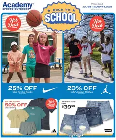 Preview of Academy Sports weekly ads valid from 28.07.2025