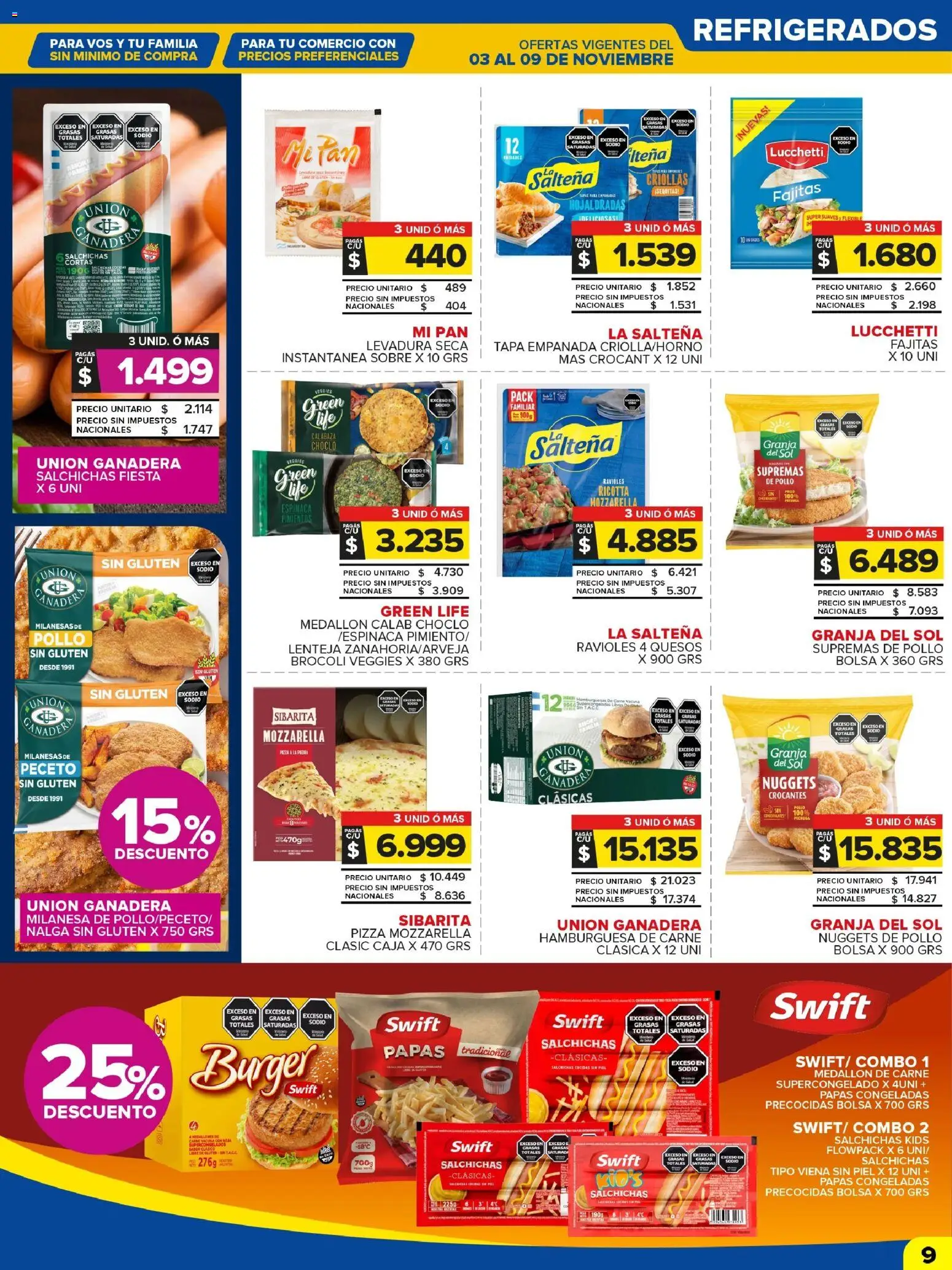 Carrefour Maxi catálogo - Chubut │ válido desde el 03.11.2025 | Página: 11 | Productos: Flexible, Bolsa, Milanesa, Brocoli