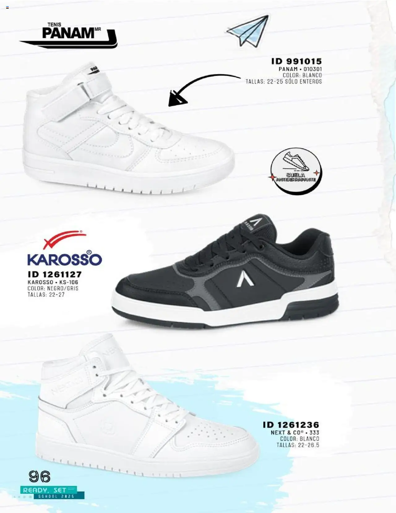 Nuevas ofertas de Price Shoes válidas en toda la República Mexicana desde el 26.08.2025. ¡Encuentra las mejores ofertas en Price Shoes - Catálogo Ready for School ! | Página: 96 | Productos: Tenis