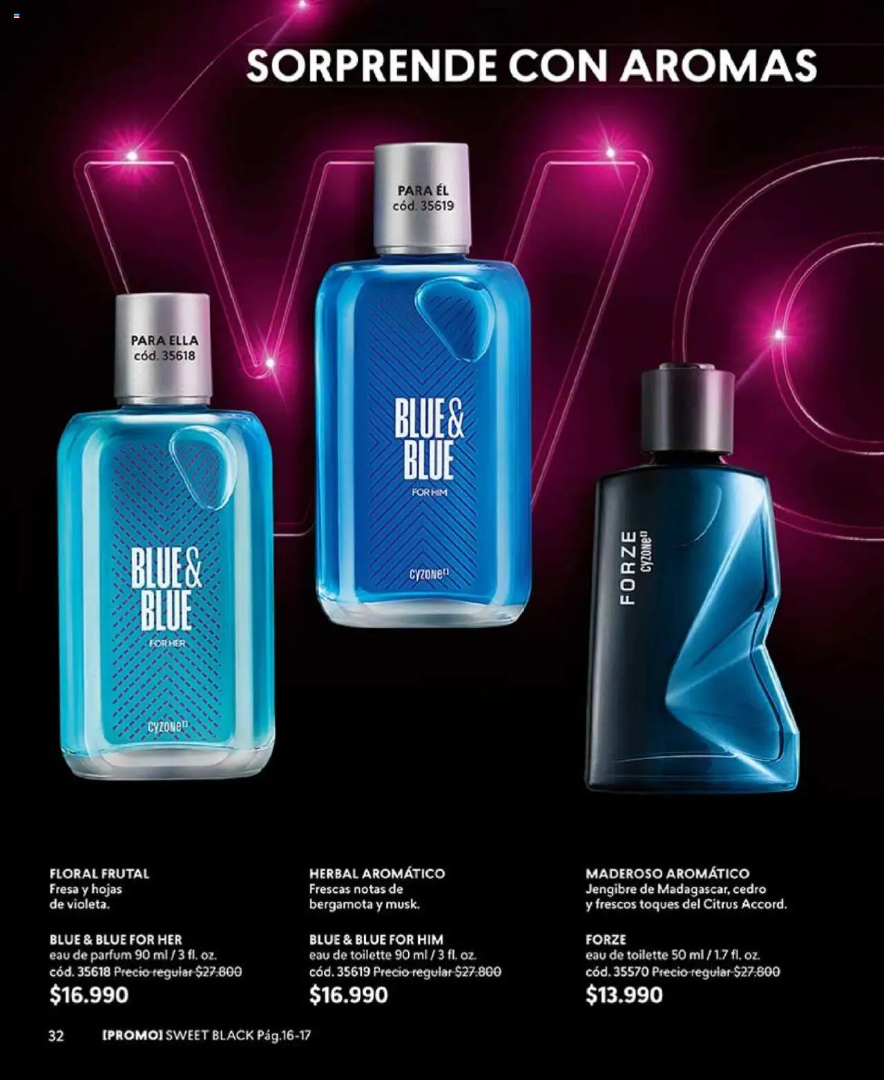 Catálogo CyZone Campaña 17 │ válido desde el 14.10.2025 | Página: 32 | Productos: Eau de toilette, Jengibre
