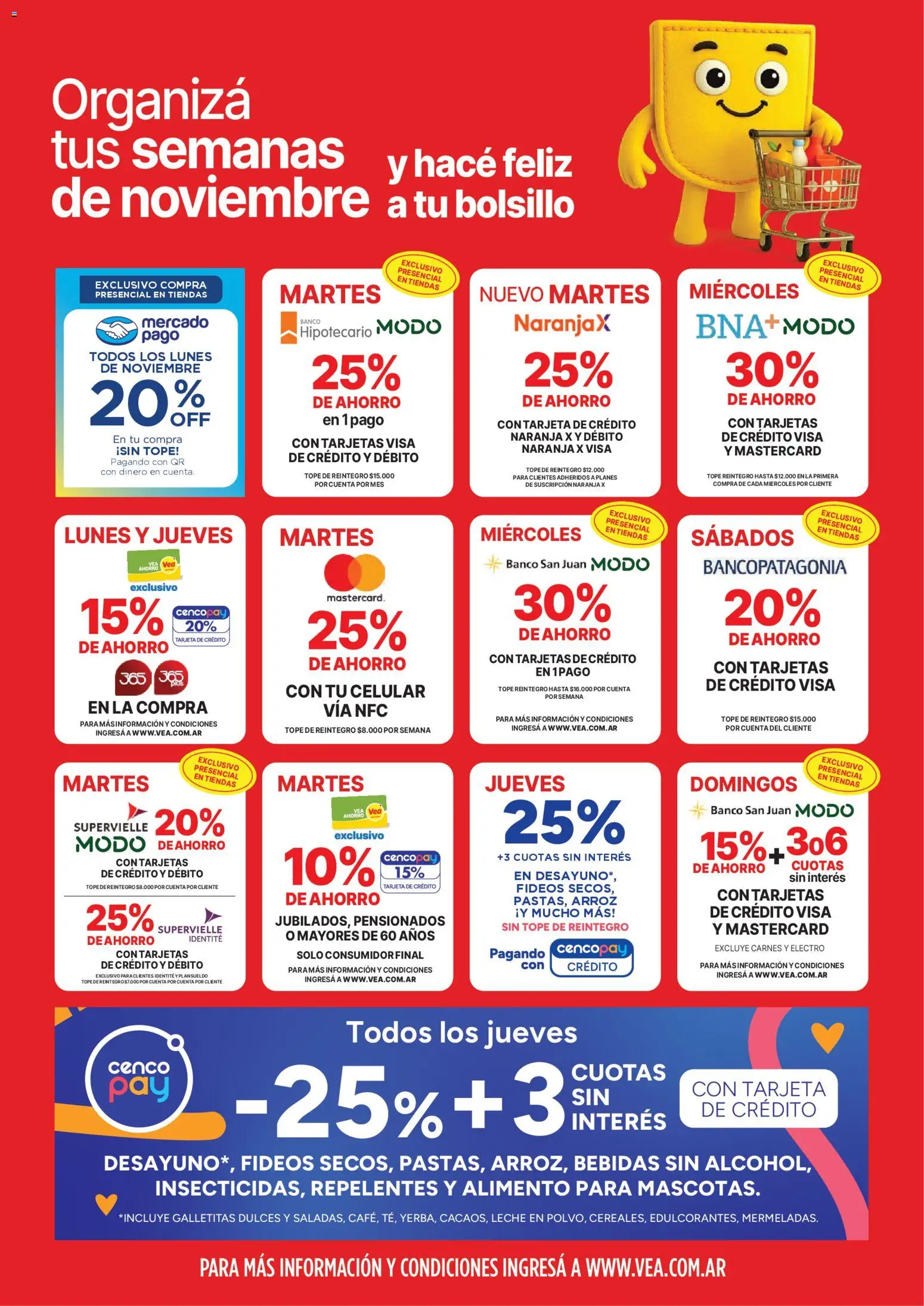 Vea ofertas │ válido desde el 07.11.2025 | Página: 9 | Productos: Galletitas, Leche, Arroz, Fideos