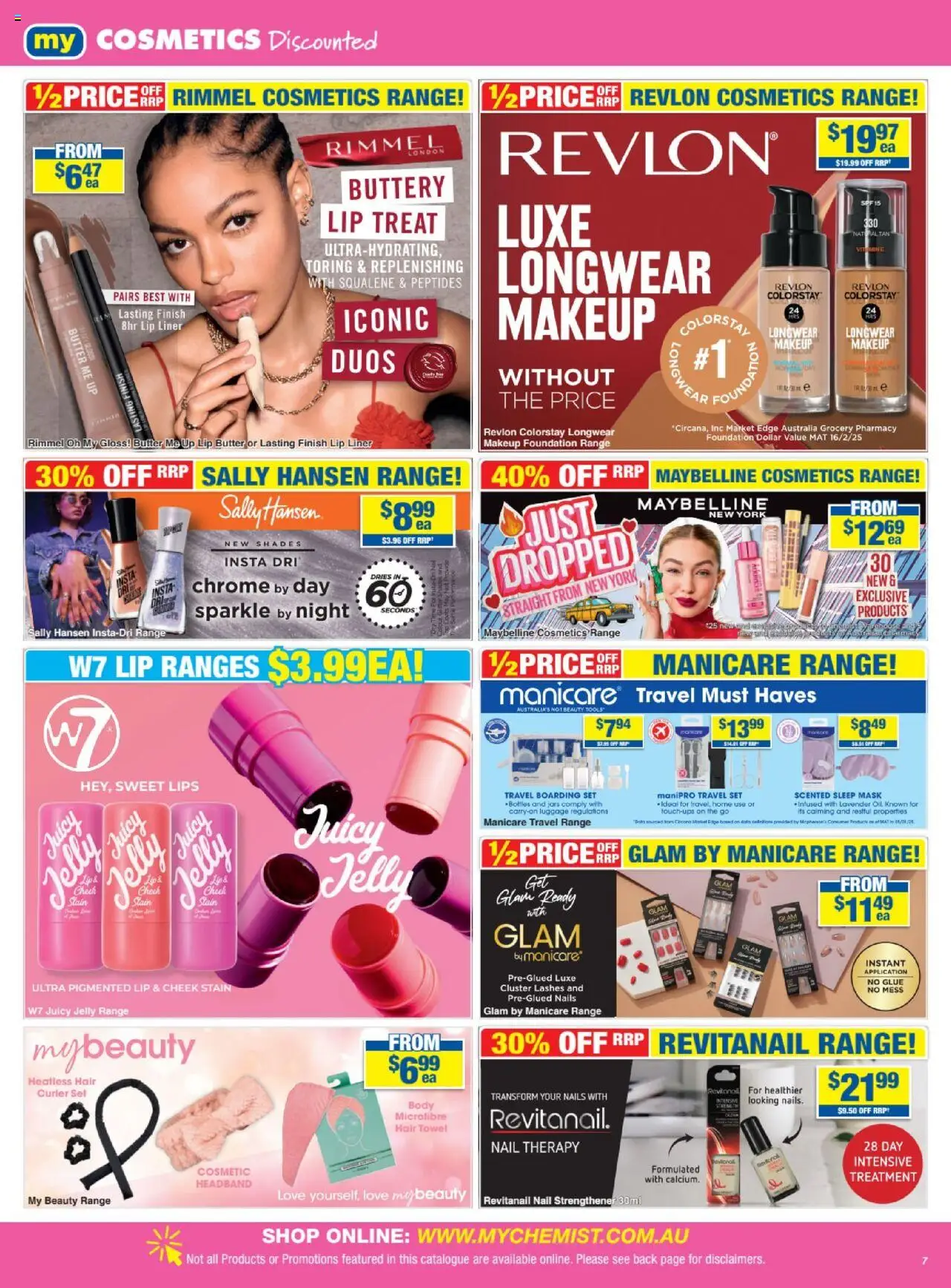 My Chemist catalogue - valid from 26.06.2025 | Page: 7 | Products: Makeup, Foundation, Glue, Lip liner