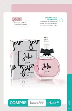 Jequiti - Revista 16/2025 - Pré-Visualização do folheto da loja Jequiti, válido de 11.11.2025 | Página: 109 | Produtos: Desodorante, Bolsa