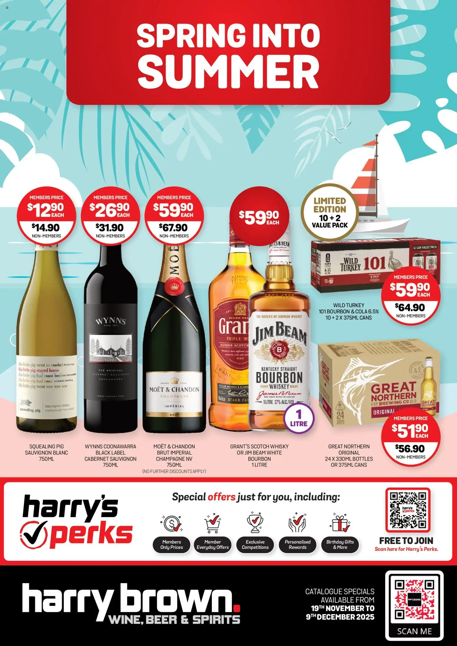 Harry Brown catalogue - valid from 19.11.2025 | Page: 1 | Products: Beer, Bourbon, Scotch, Turkey