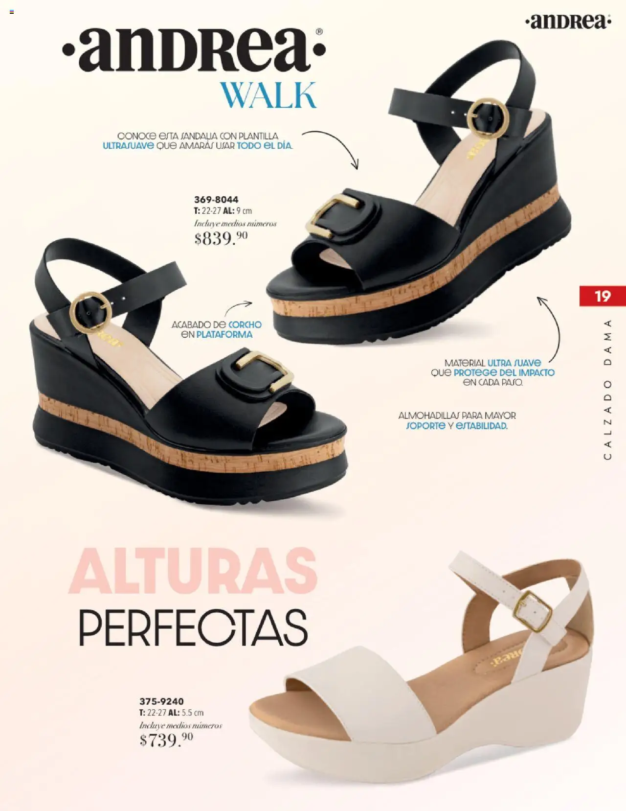 Nuevas ofertas de Andrea válidas en toda la República Mexicana desde el 17.08.2025. ¡Encuentra las mejores ofertas en Andrea - Catálogo Tropical Otoño / Invierno! | Página: 19