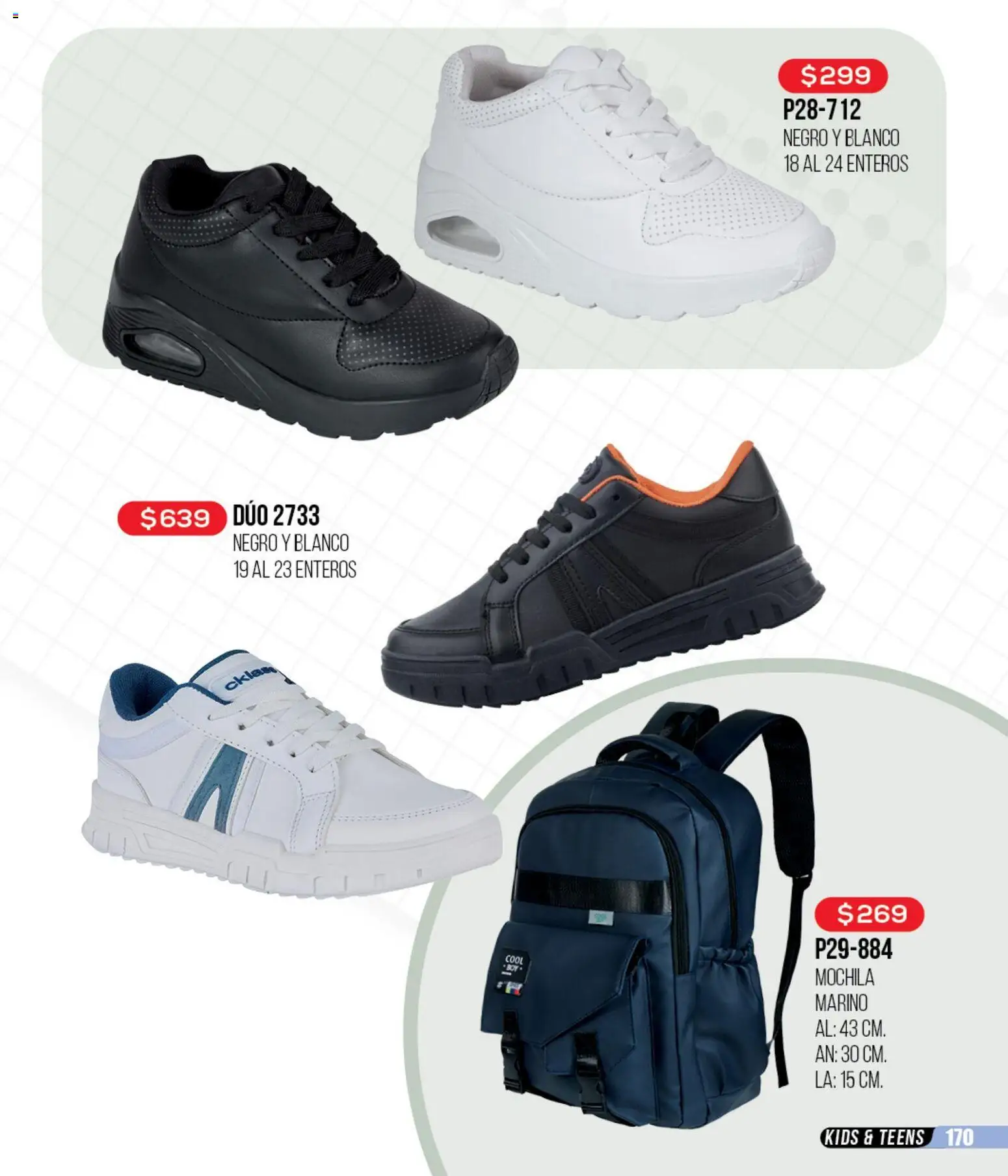 Nuevas ofertas de Cklass válidas en toda la República Mexicana desde el 12.01.2026. ¡Encuentra las mejores ofertas en Cklass catálogo Mega Ofertas Calzado! | Página: 171 | Productos: Mochila