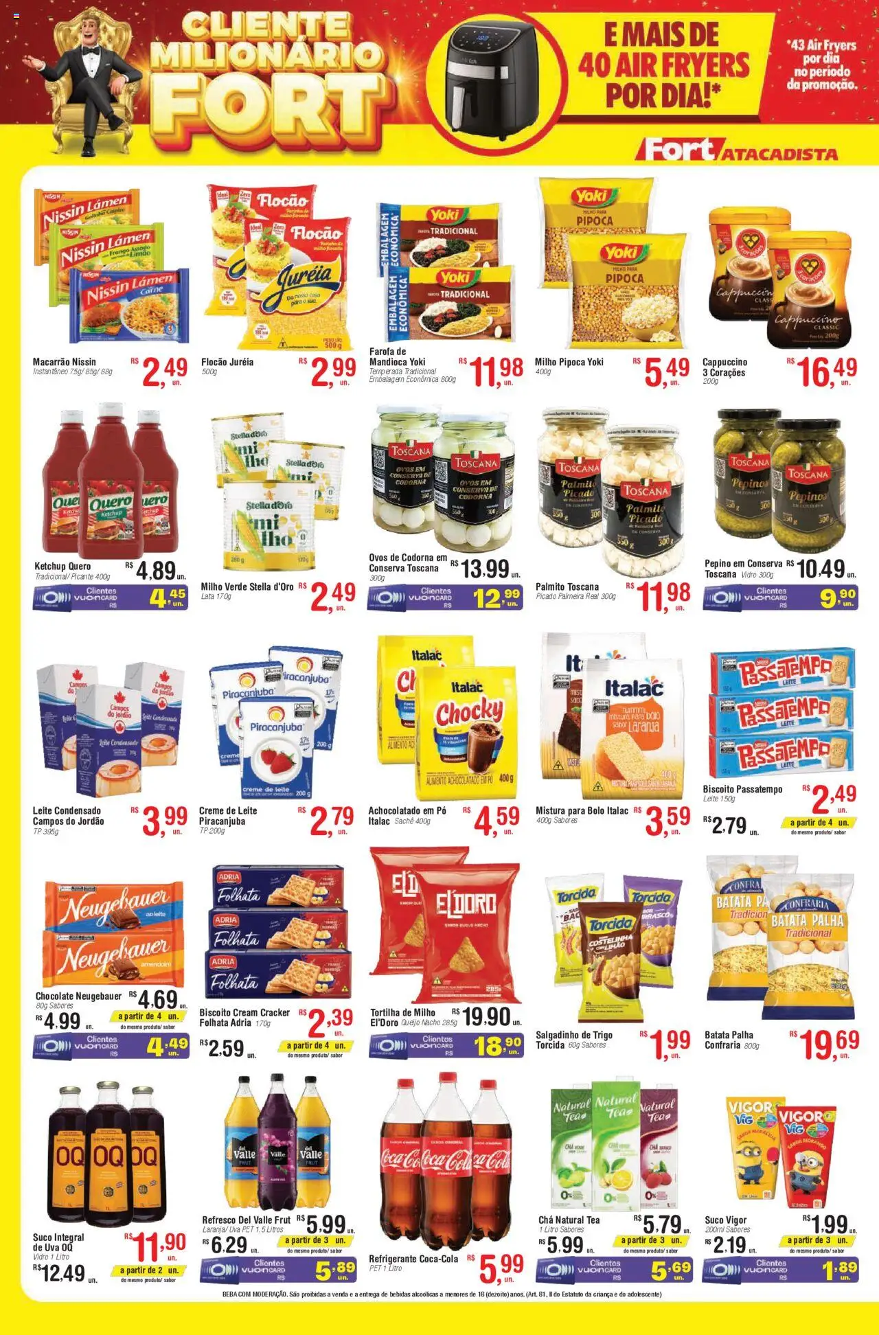 Fort Atacadista Folheto - válido de 18.08.2025 | Página: 2 | Produtos: Amendoim, Neugebauer, Leite condensado, Pá