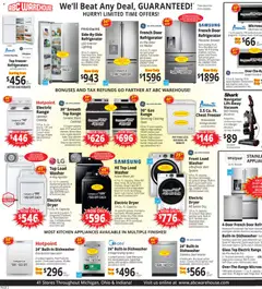 Preview of ABC Warehouse weekly ads valid from 05.04.2026 | Page: 2 | Products: Vacuum, Basket, Sensor, Oven