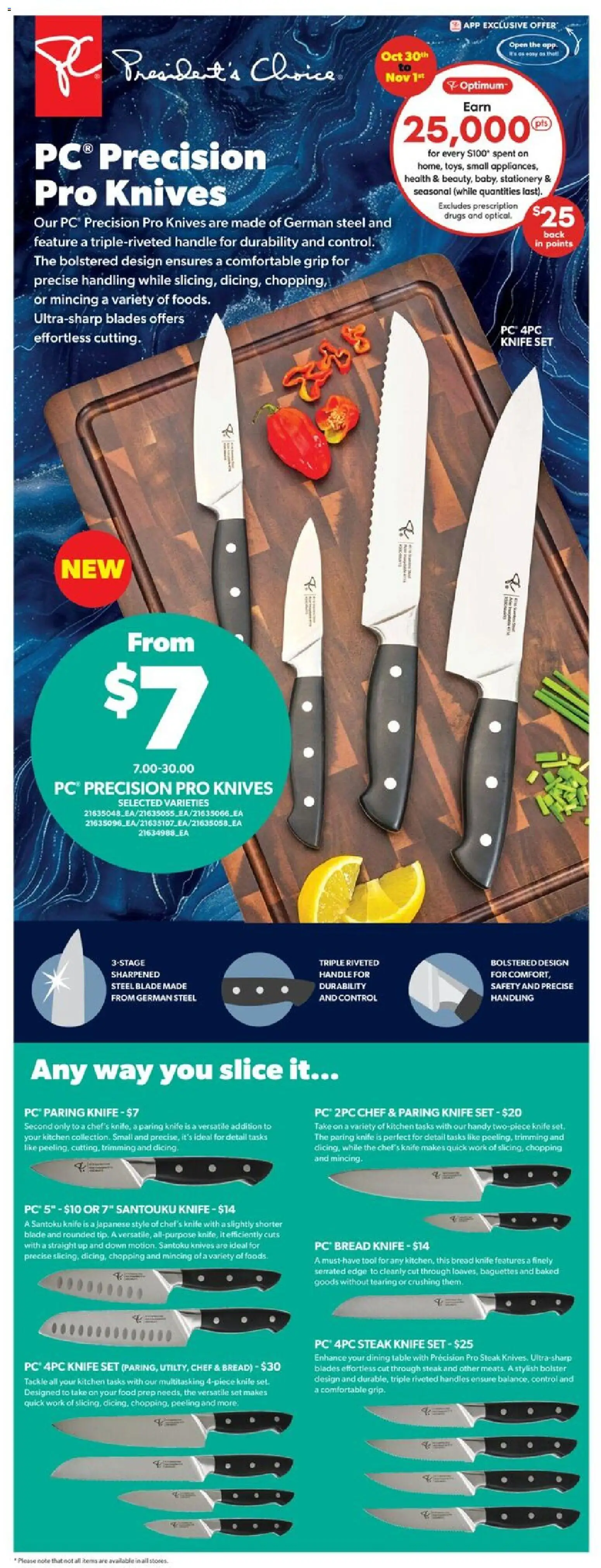Real Canadian Superstore flyer valid from 30.10.2025 | Page: 13 | Products: PC, Peeling, Table, Bread