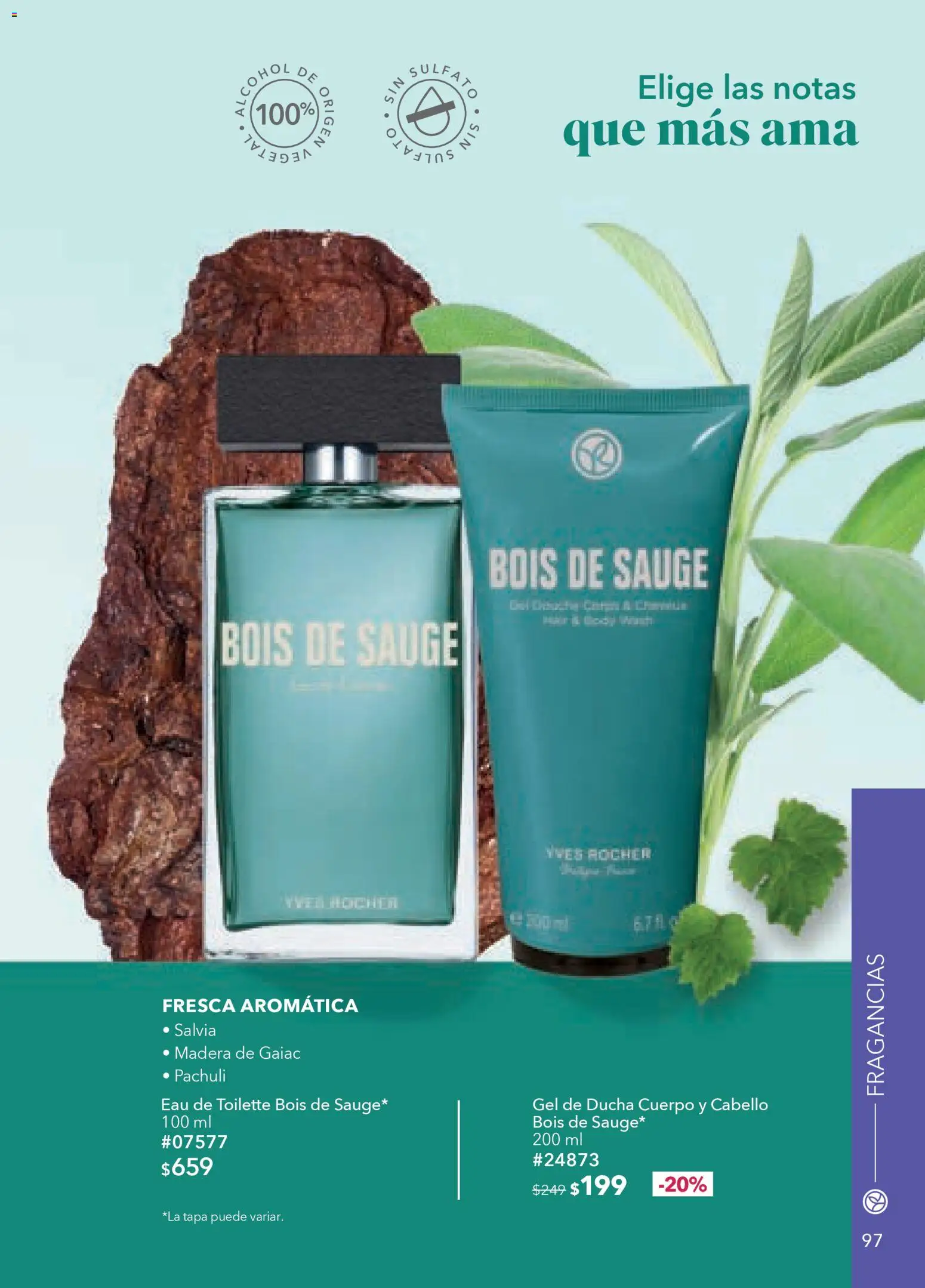 Nuevas ofertas de Yves Rocher válidas en toda la República Mexicana desde el 30.12.2025. ¡Encuentra las mejores ofertas en Yves Rocher campaña 1 2026! | Página: 99 | Productos: Eau de toilette, Gel de ducha