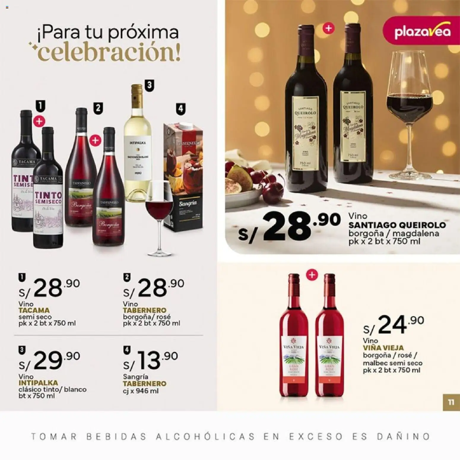 Catálogo Plaza Vea válido desde 26.12.2025 | Página: 11 | Productos: Vino