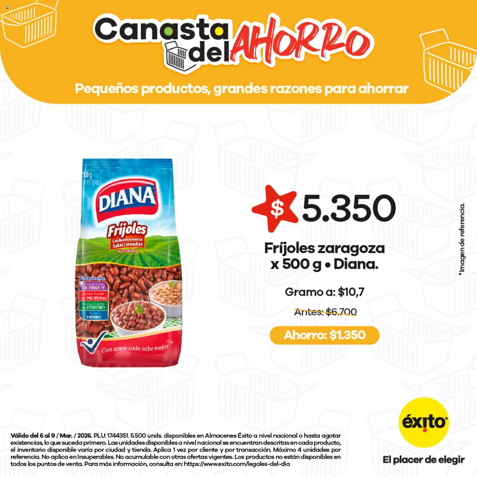 Éxito revista - valida desde el 06.03.2026 | Página: 4 | Productos: Fríjoles