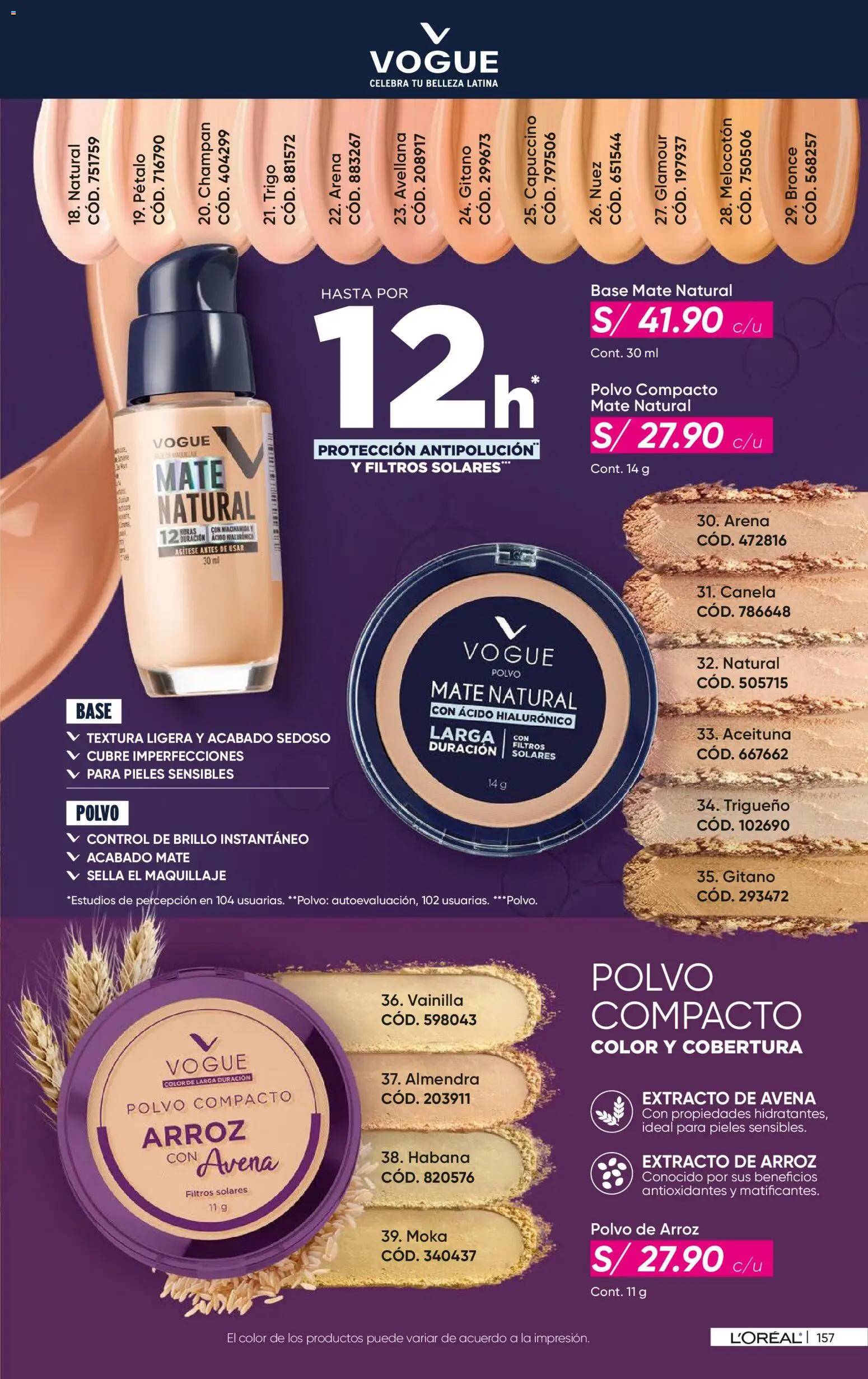 Catálogo Azzorti válido desde 14.04.2026 | Página: 161 | Productos: Arroz, Avena, Maquillaje, Polvo