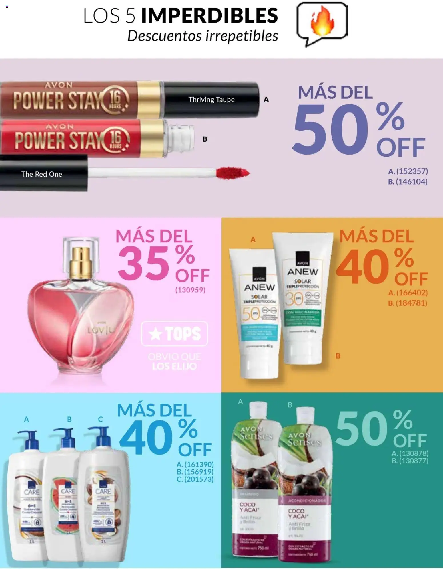 Catálogo Avon válido desde 21.04.2026 | Página: 3 | Productos: Shampoo, Acondicionador