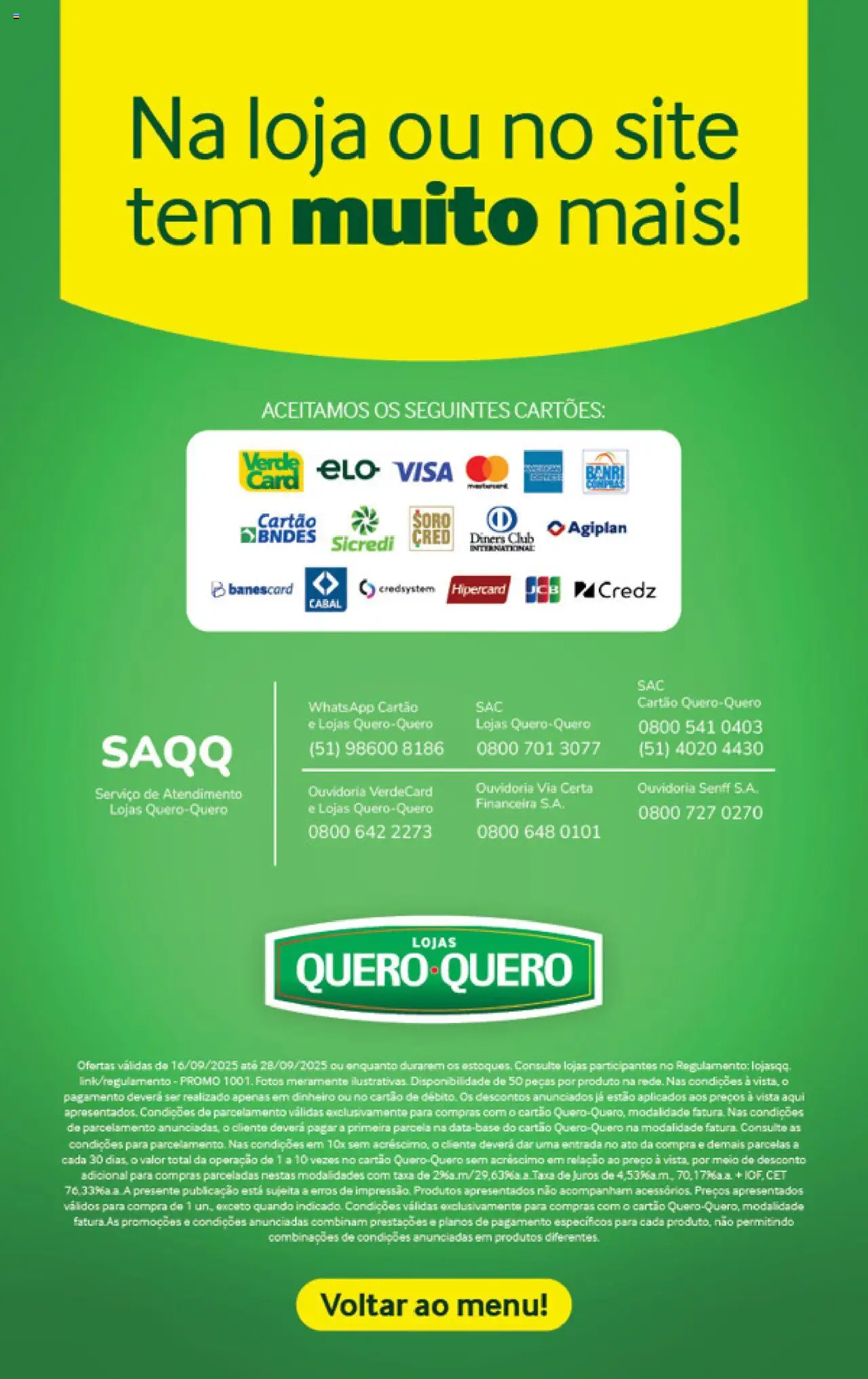 Lojas Quero-Quero Folheto - válido de 16.09.2025 | Página: 49