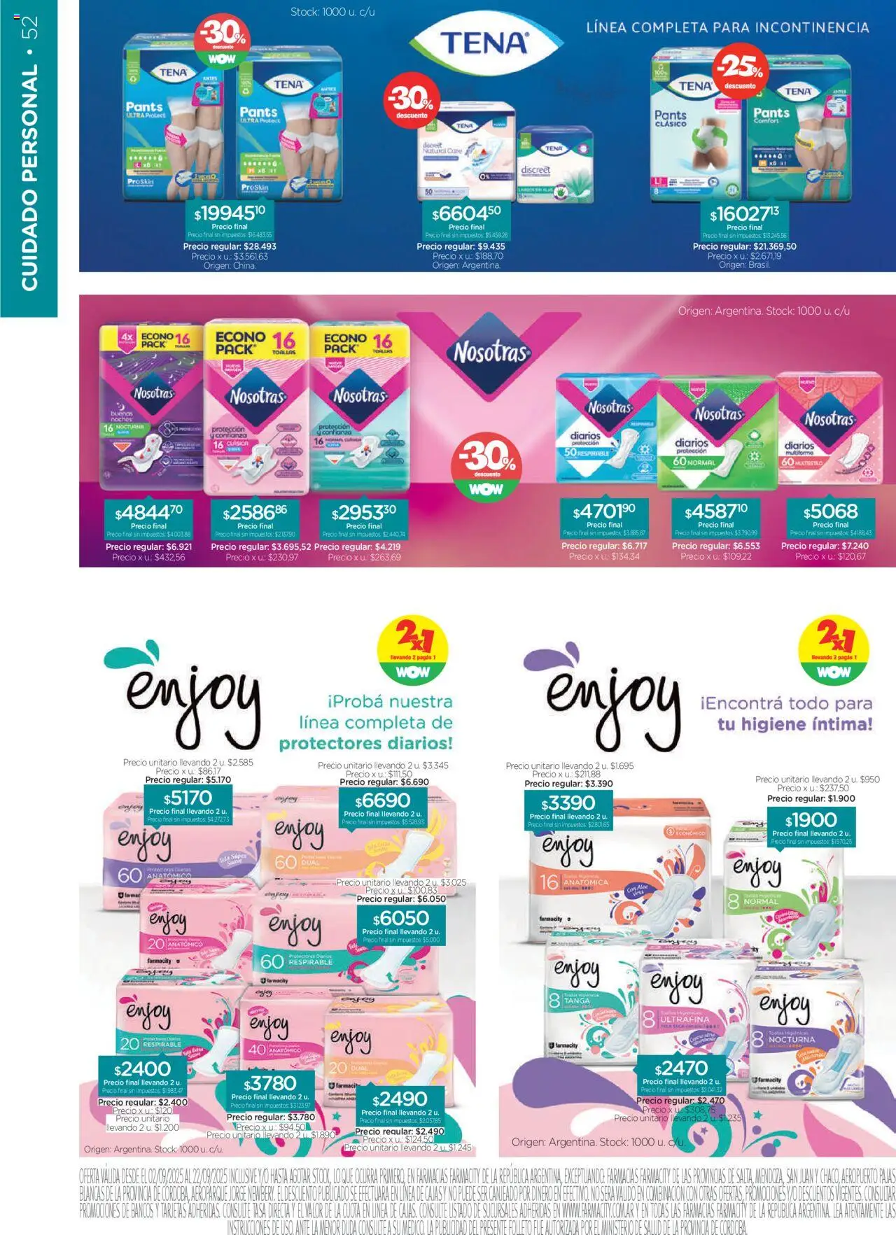 Farmacity catálogo │ válido desde el 02.09.2025 | Página: 52