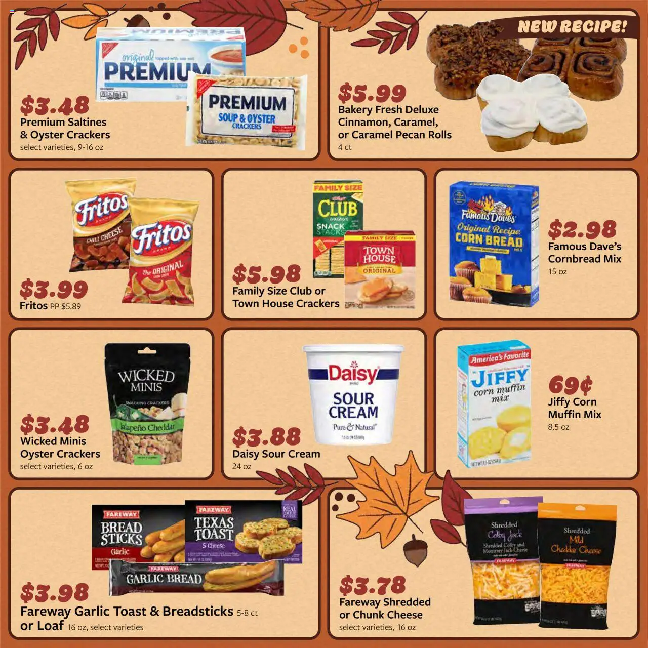 Fareway Weekly Ad - valid from 06.10.2025 | Page: 13 | Products: Corn, Cheese, Sour cream, Garlic